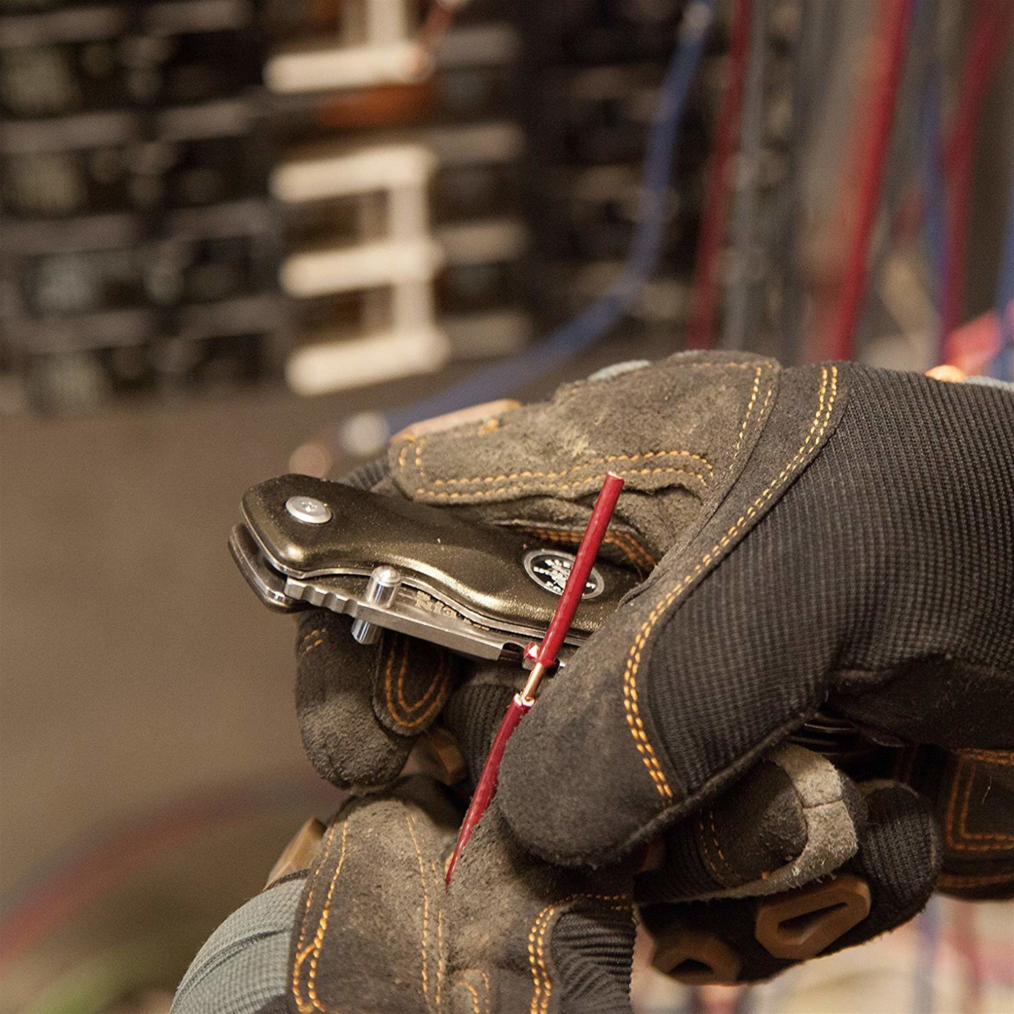 Klein Tools Electrician's Stainless Steel Pocket Knife 44201