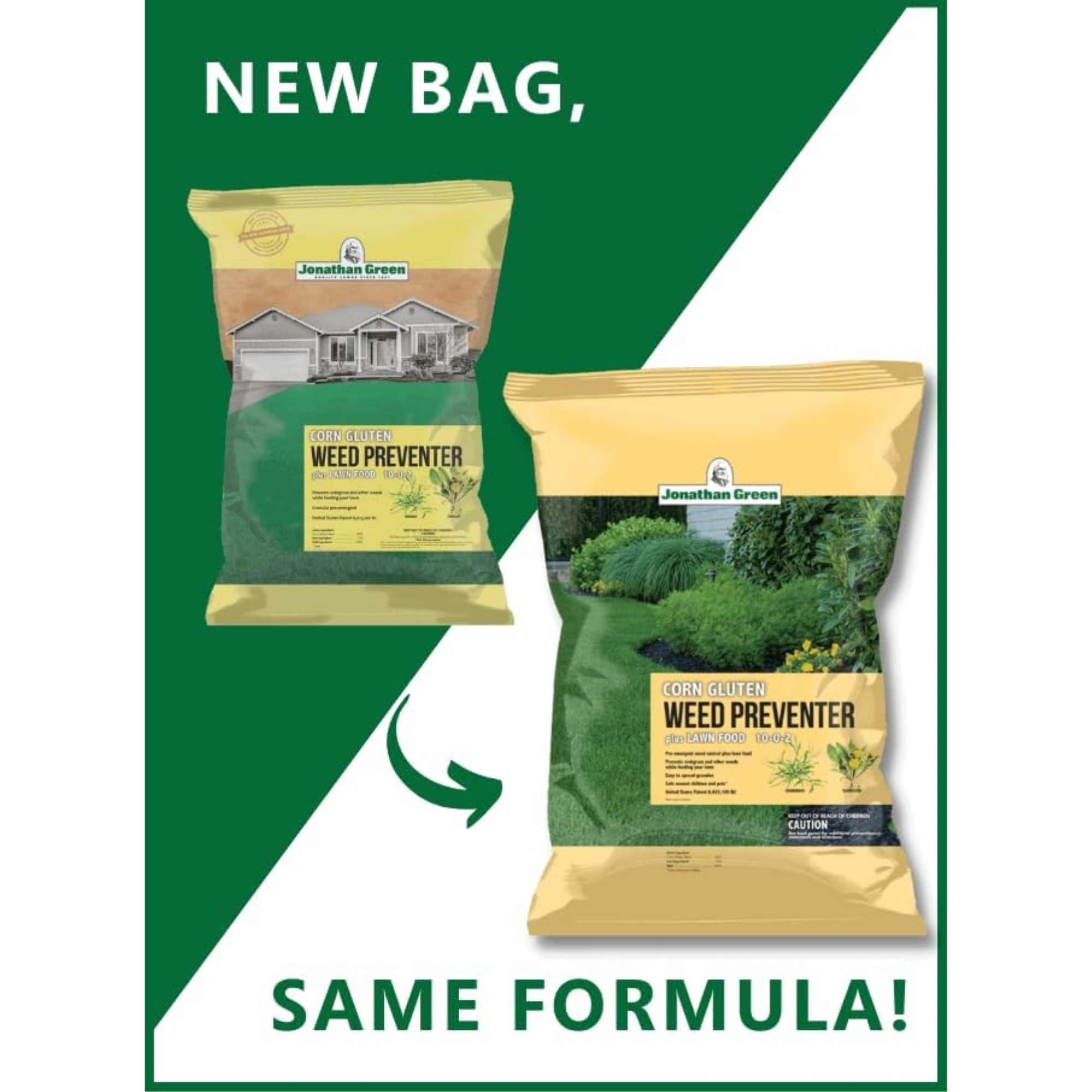 Jonathan Green Corn Gluten Weed Preventer Plus Lawn Food, 15lb, 5,000 sq ft