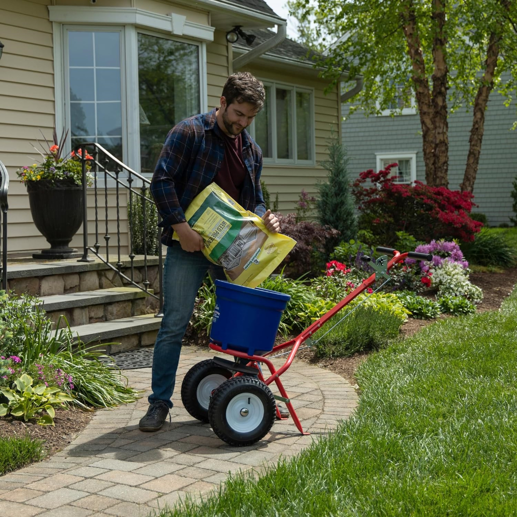 Jonathan Green Corn Gluten Weed Preventer Plus Lawn Food, 15lb, 5,000 sq ft