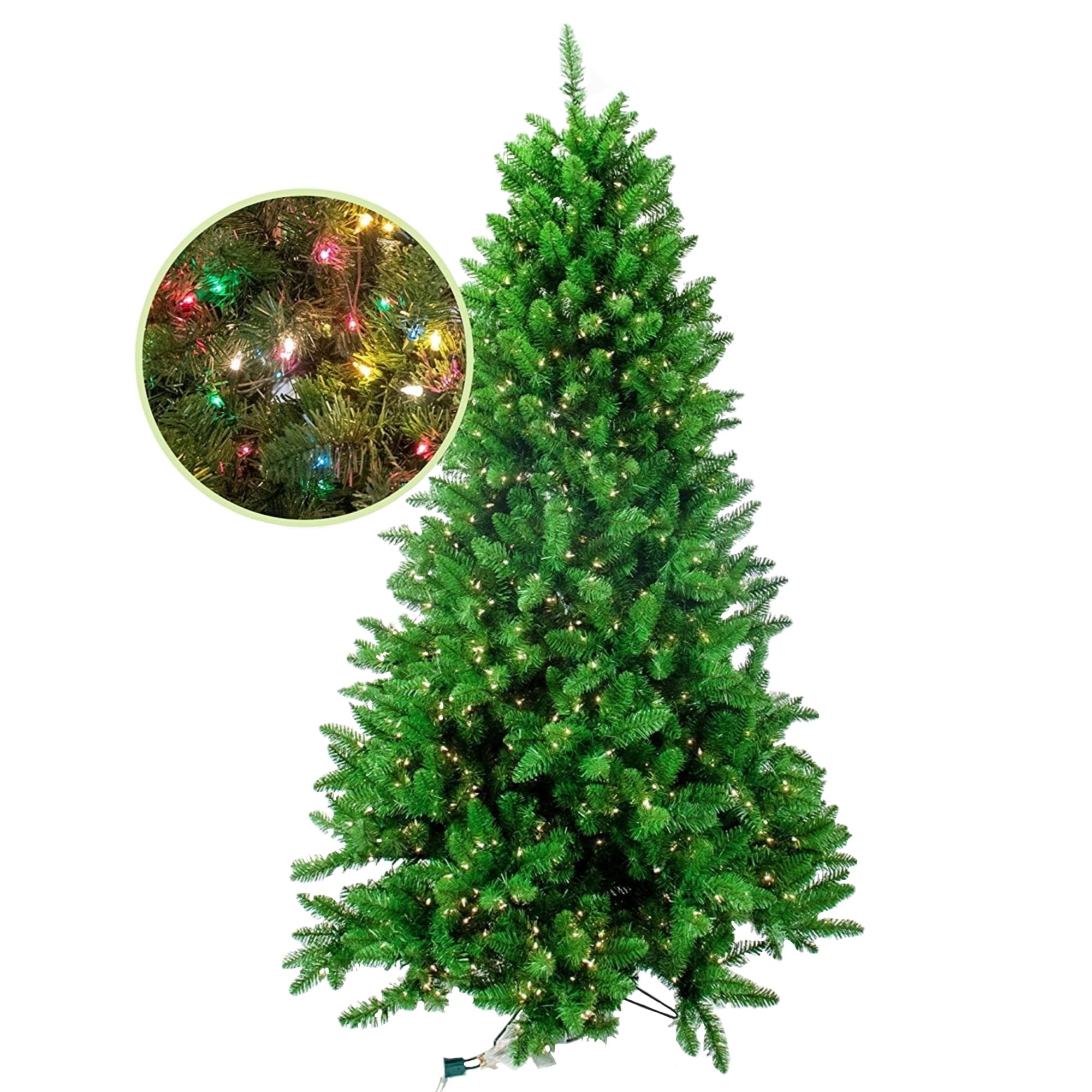 ツリーツリーページ Garden Elements Artificial Pre-Lit Penn Spruce Christmas Tree