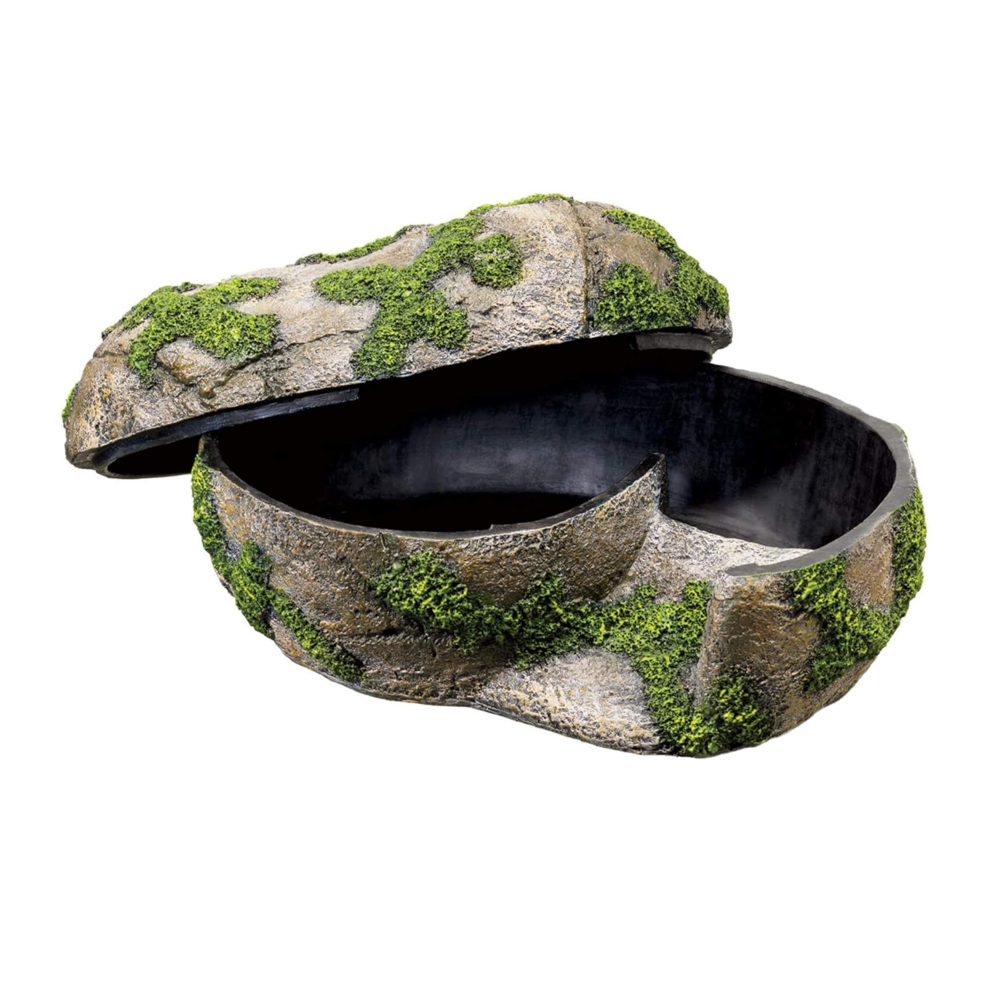 Zilla Naturalistic Humid Hideaway Rock Lair, Large (11" x 7.75" x 6")