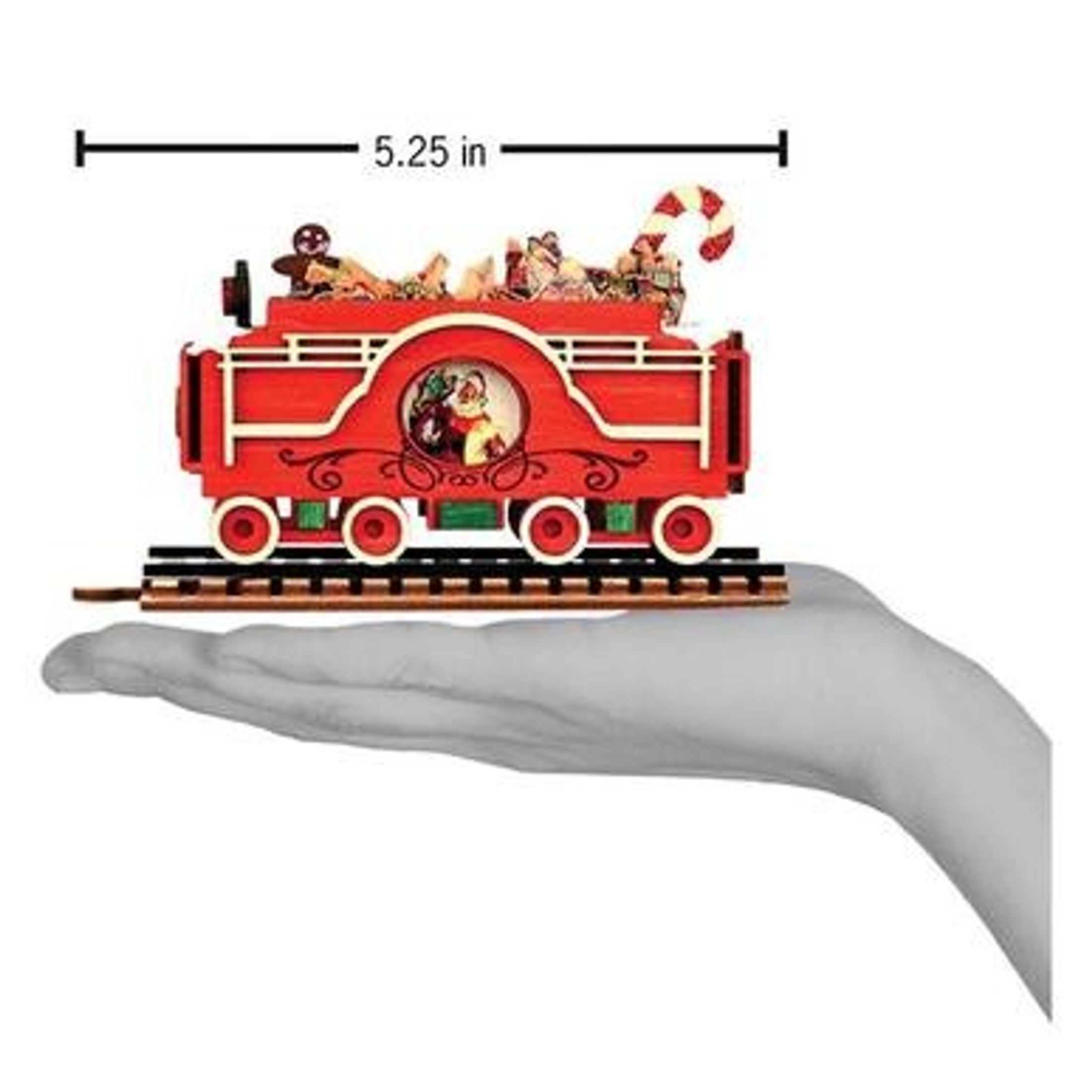 Old World Christmas 80035 Santa's North Pole Express Tender Ornament