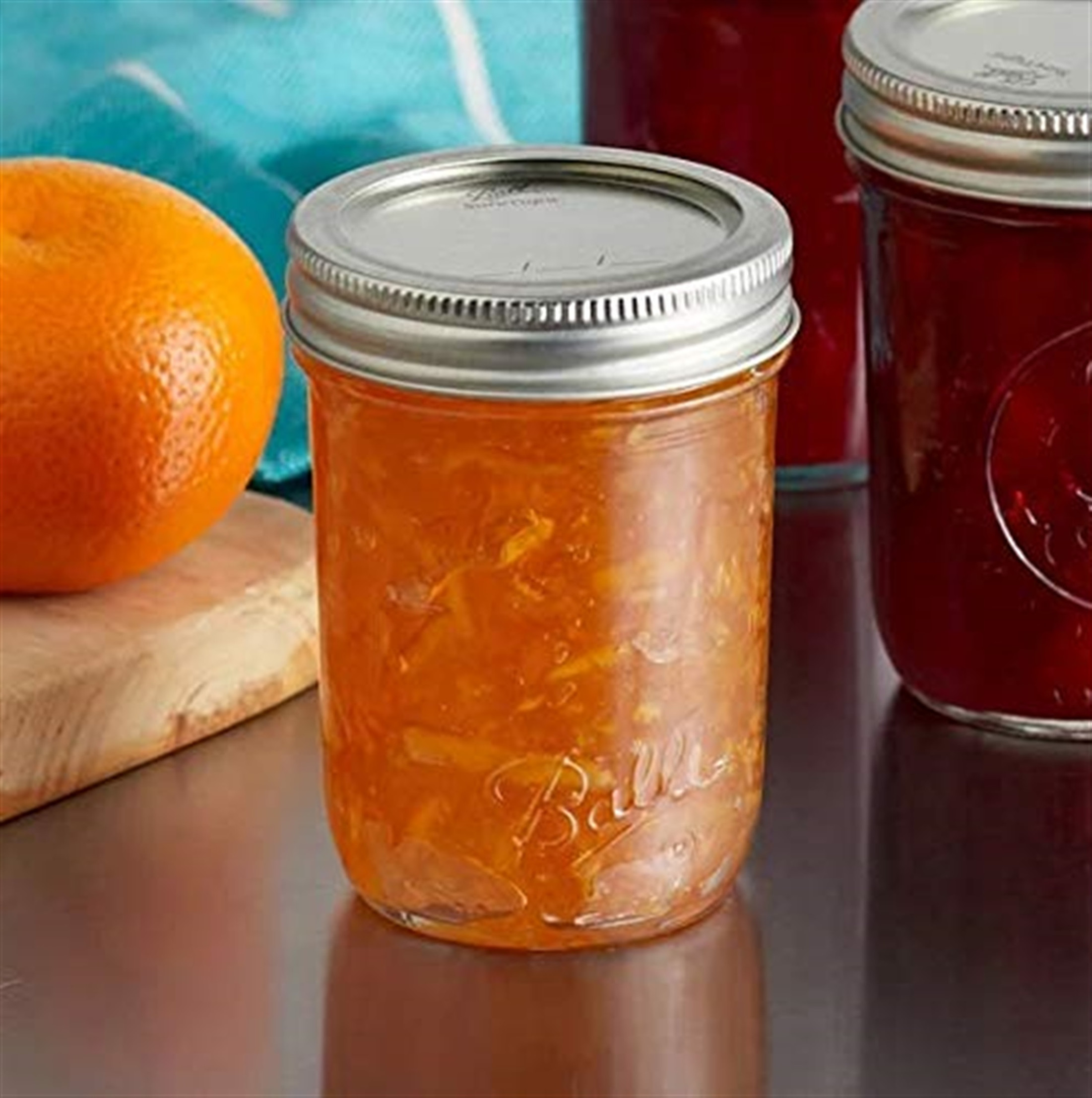 Ball Half-Pint Regular Mouth Glass Canning Jars (Pack of 12)