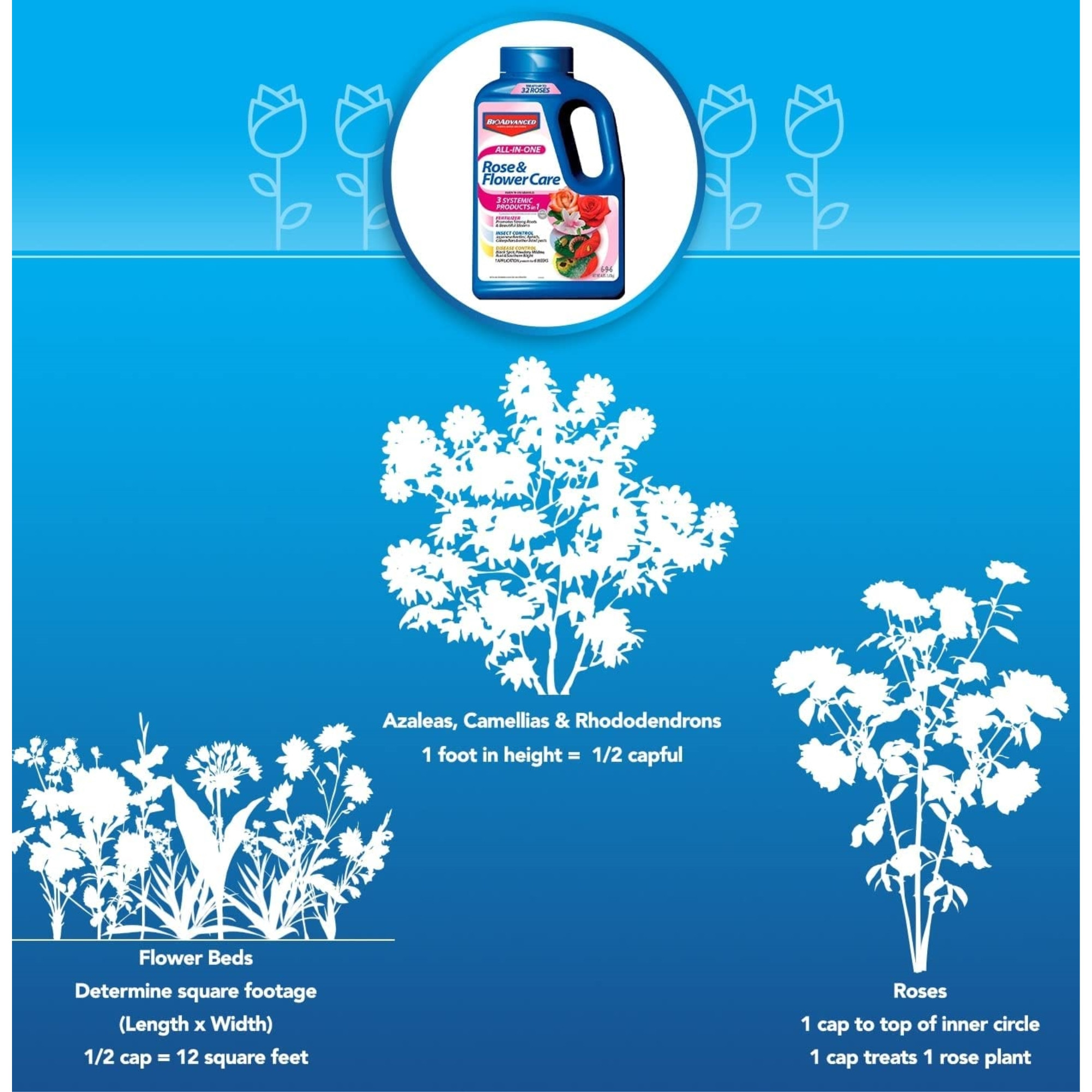 BioAdvanced All-In-One Rose and Flower Care Granuels, 4 LB