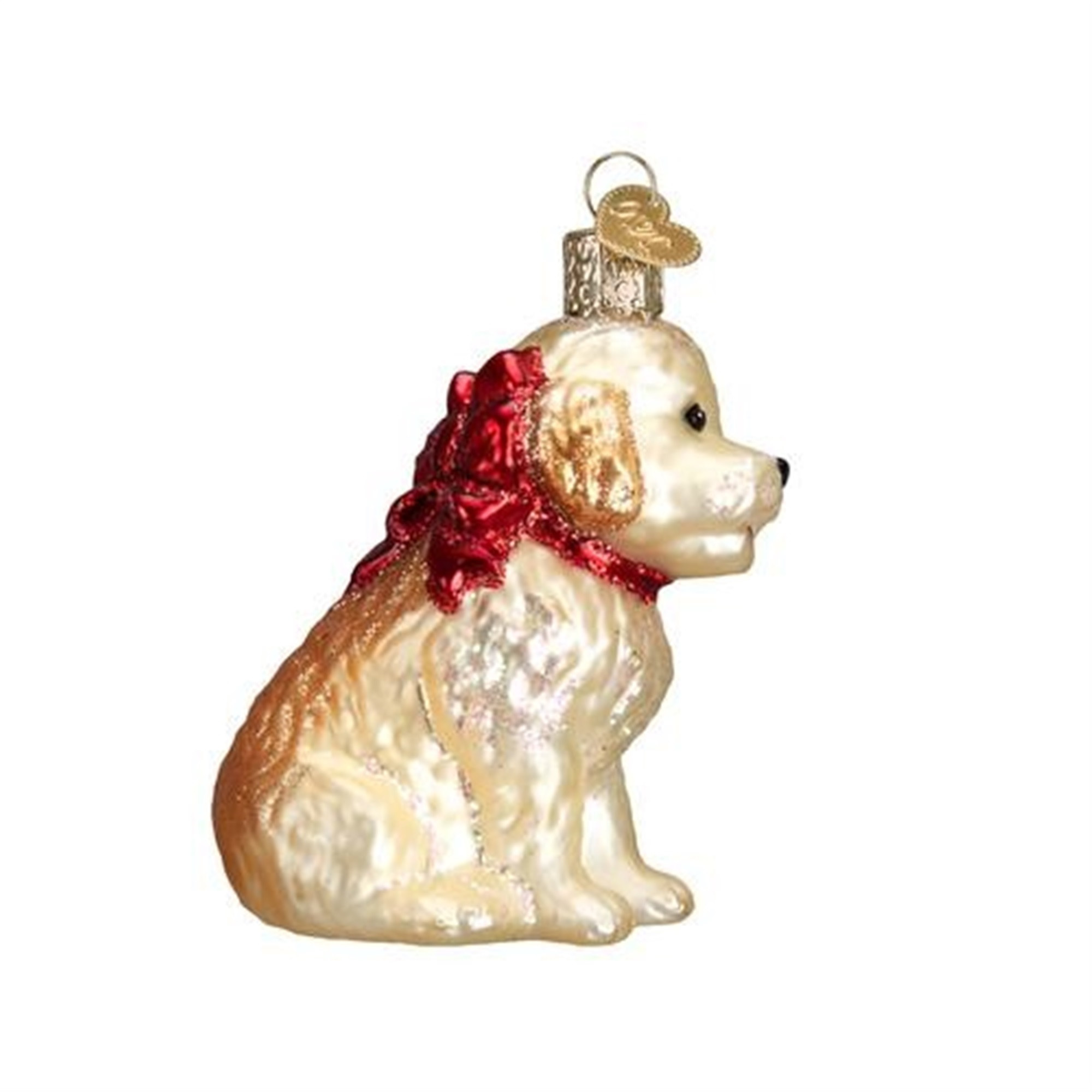 Old World Christmas Blown Glass Ornament for Christmas Tree, Cockapoo Puppy