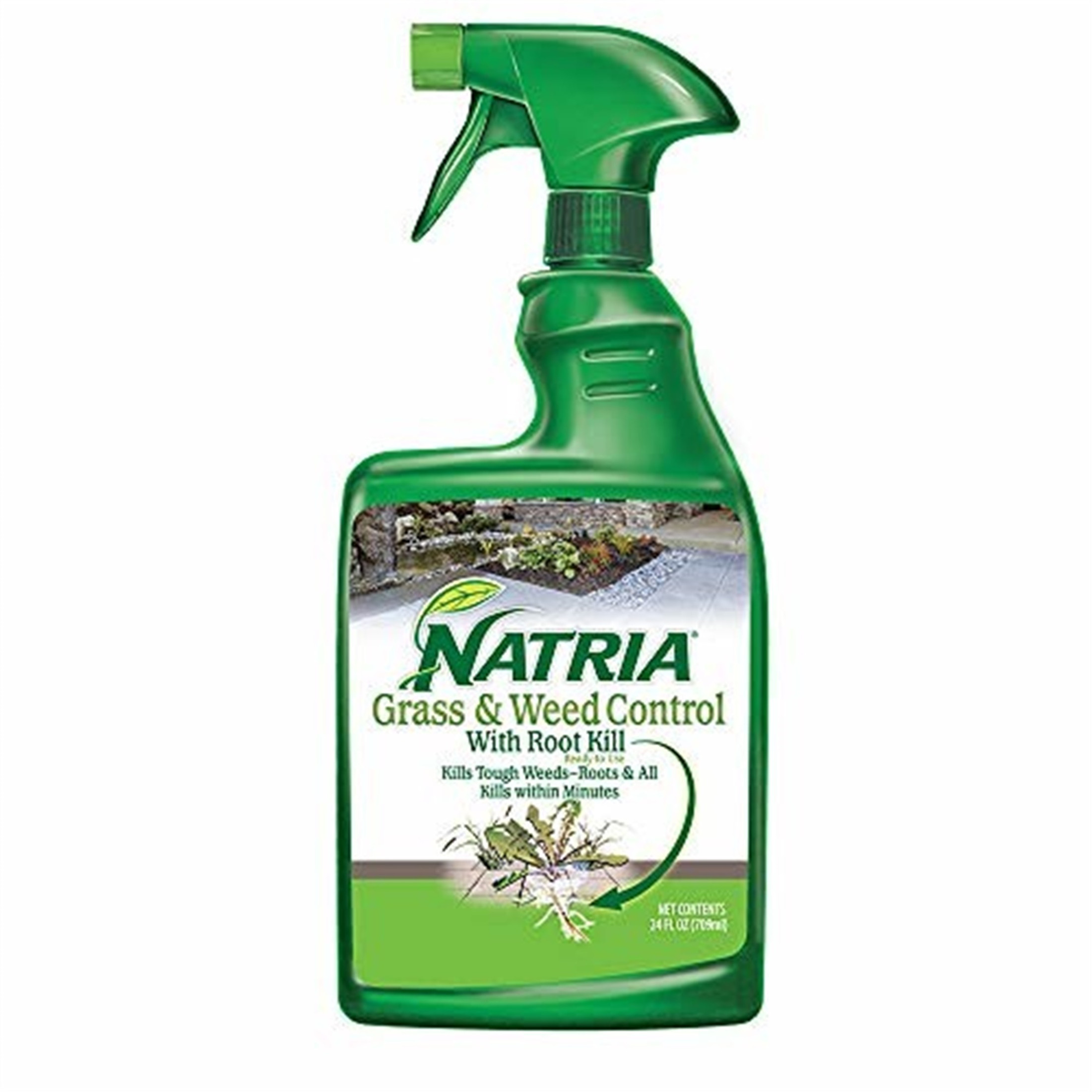 Natria Grass and Weed Control with Root Kill, Ready To Use, 24 oz