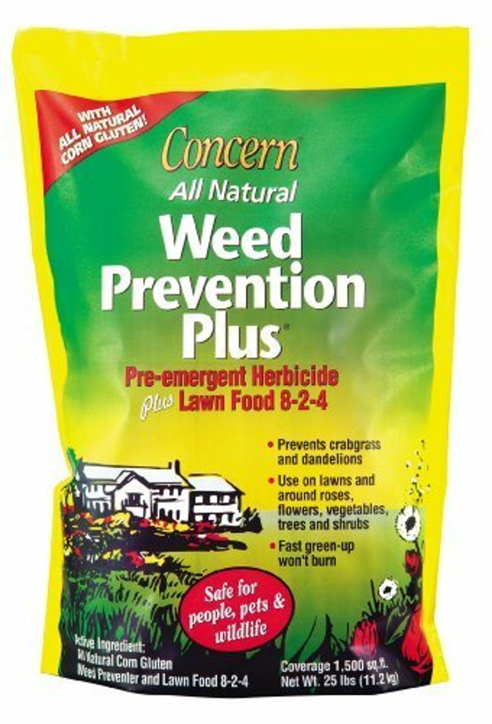 Weed Prevention Plus Lawn Food, 25 Lb