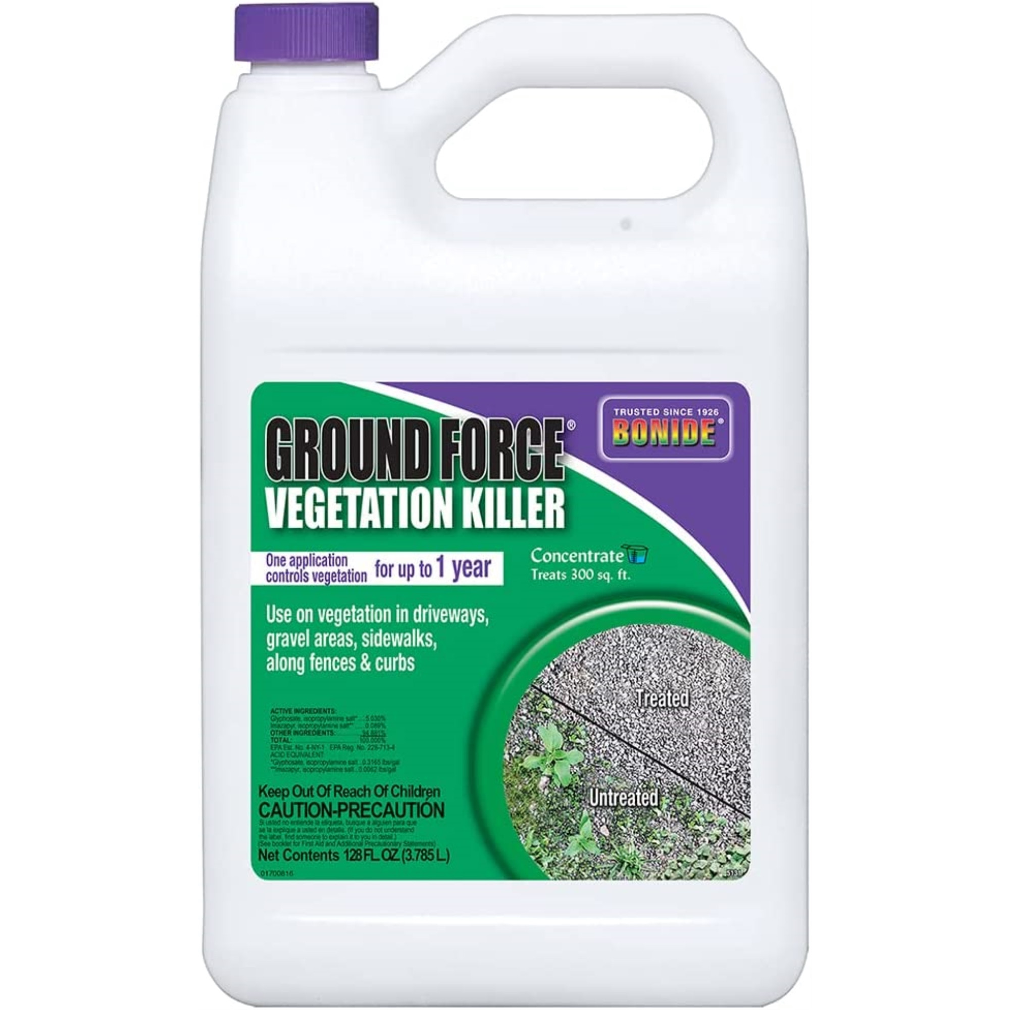Bonide Ground Force Non-Selective Vegetation Concentrate Killer, 1 Gallon