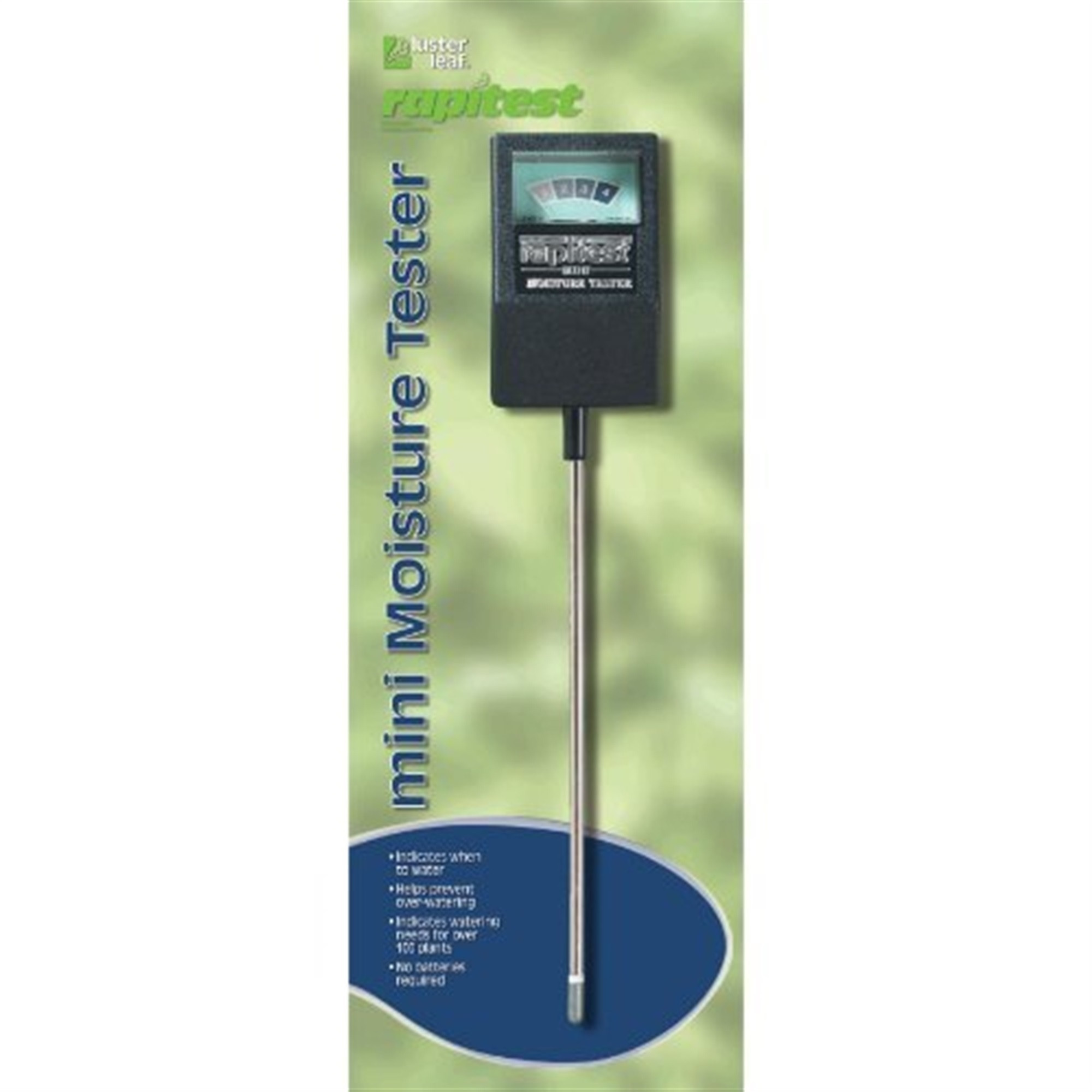 Luster Leaf Rapitest Soil Moisture Tester - Plant Watering Indicator, Prevents Over-watering