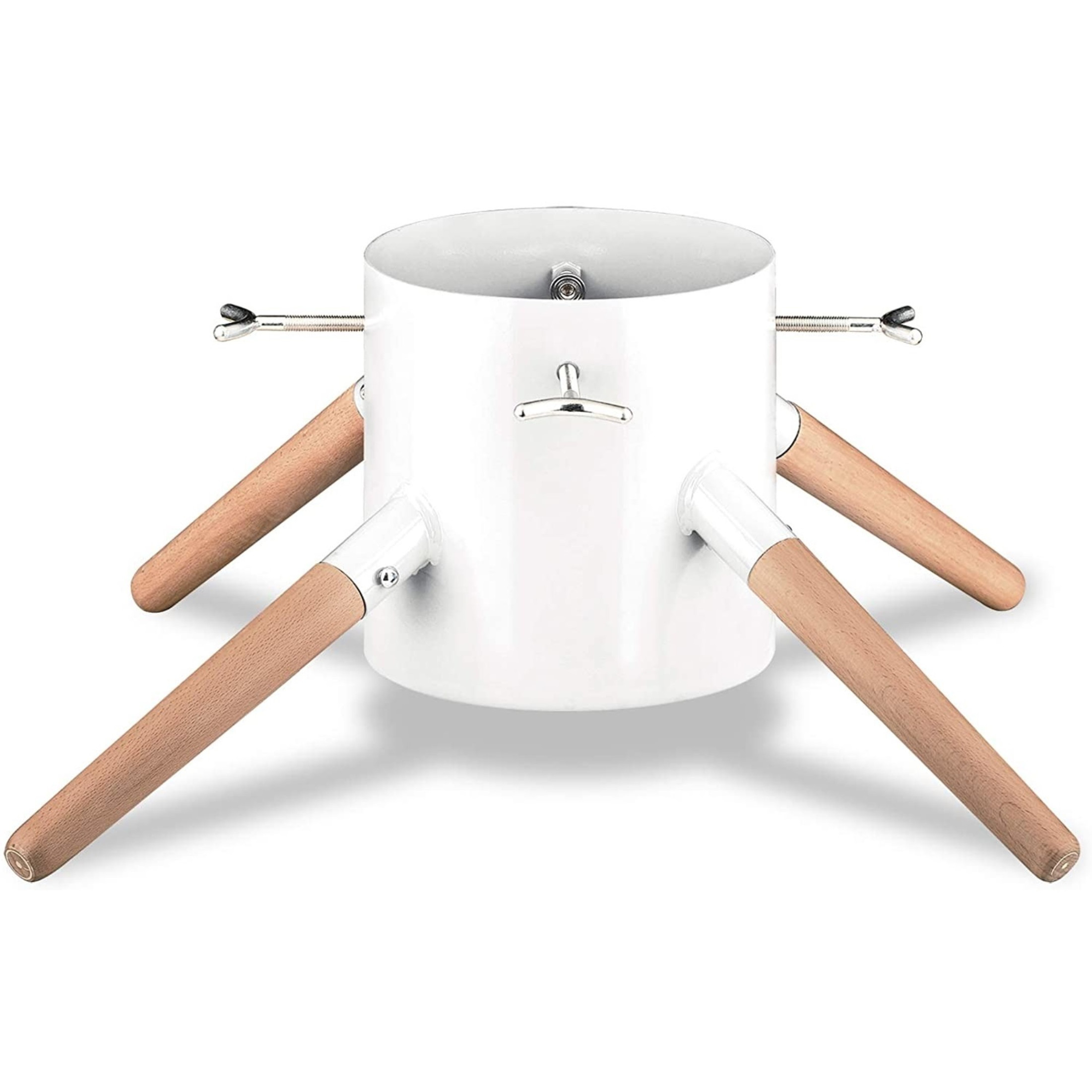 Tree Nest Decorations Family Christmas Tree Stand, White