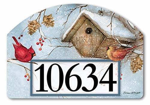 Yard DeSigns Studio M Winter Haven Fall/Winter Decorative Address Yard Marker