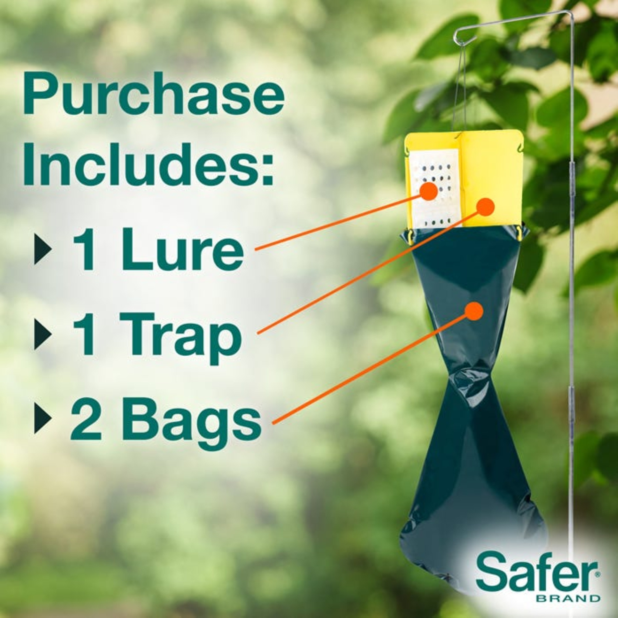 Safe Brand The Japanese Beetle Trap with Controlled-Release Lure
