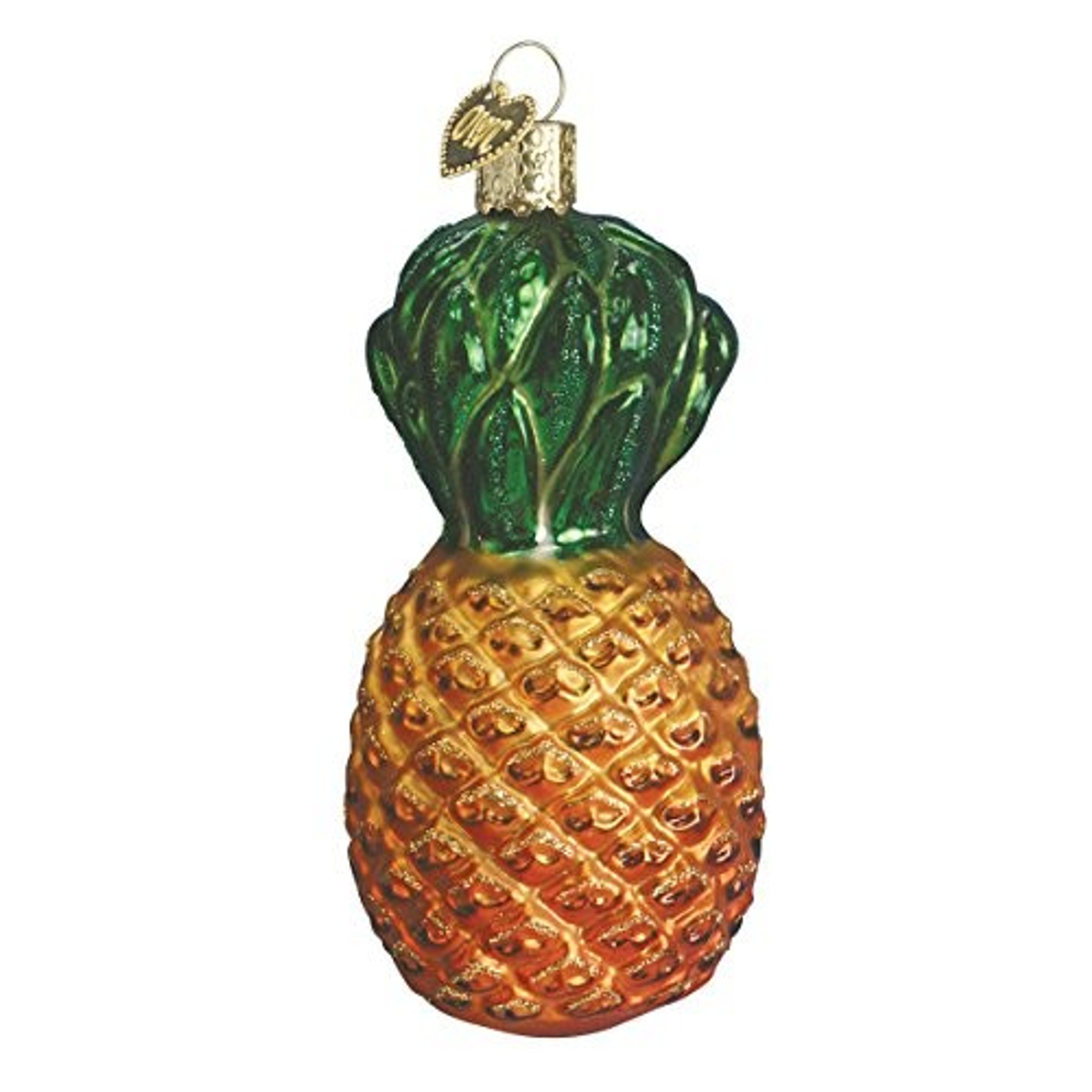Old World Christmas Fruit Selection Glass Blown Ornaments, Pineapple
