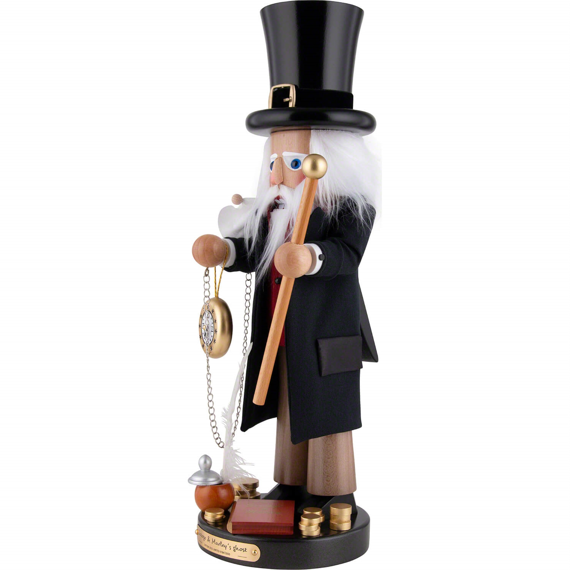 Steinbach Scrooge & Marley's Ghost Nutcracker, 18.1"
