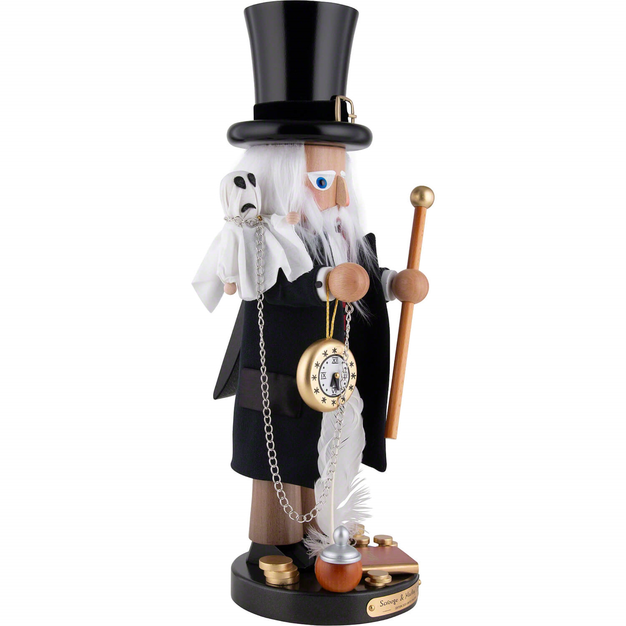 Steinbach Scrooge & Marley's Ghost Nutcracker, 18.1"