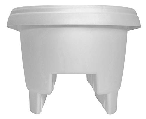Bloem DR1209 Deck Balcony Rail Planter 12 Casper White