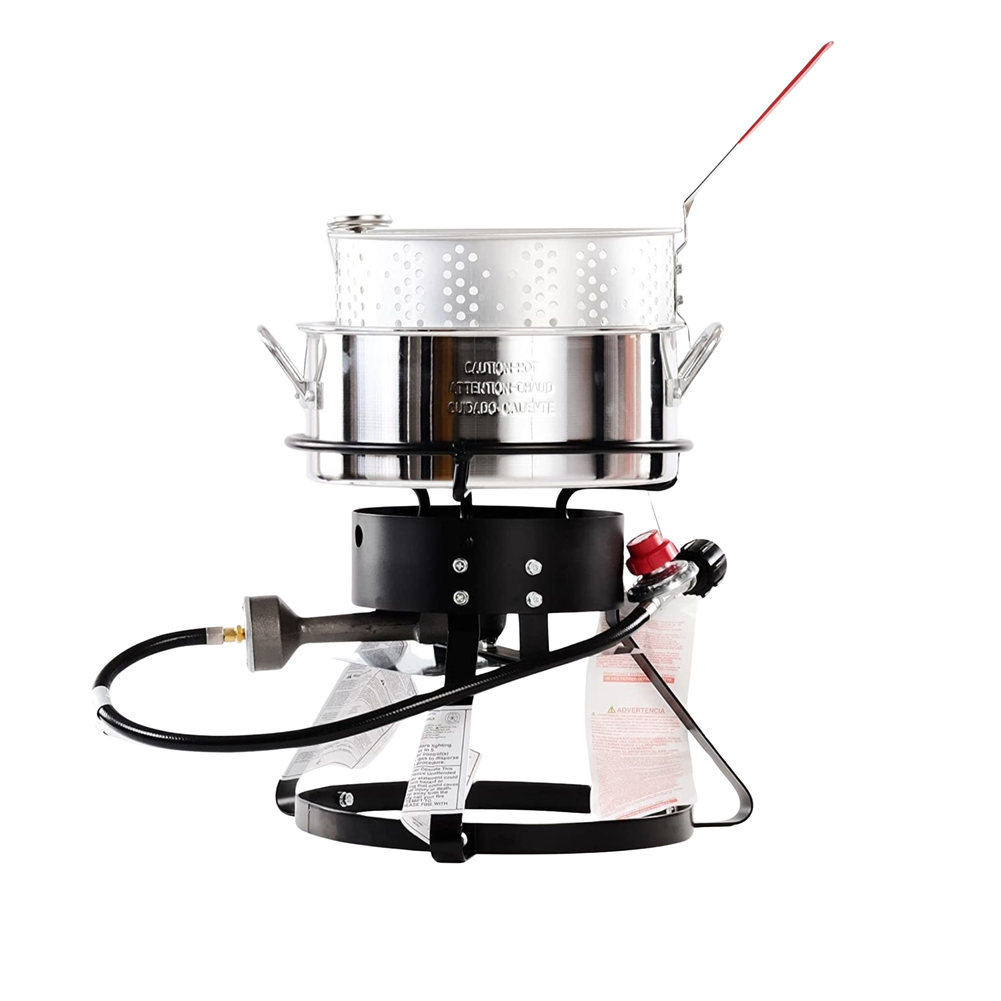 King Kooker Bolt Together Portable Propane Outdoor Cooker Package, 12"