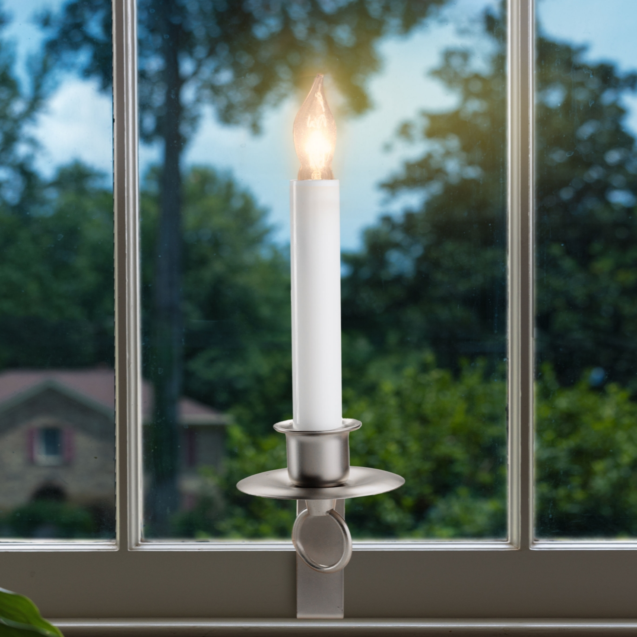 IMC Cambridge Electric Candle w/ 3" Bracket, Pewter, 8" (Qty 1)