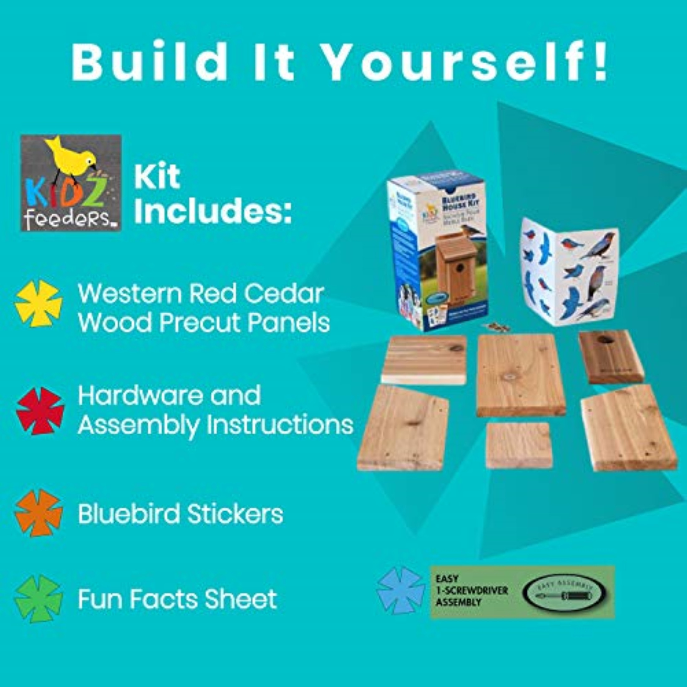 Panacea Woodlink Classic Bluebird House DIY Craft Kit