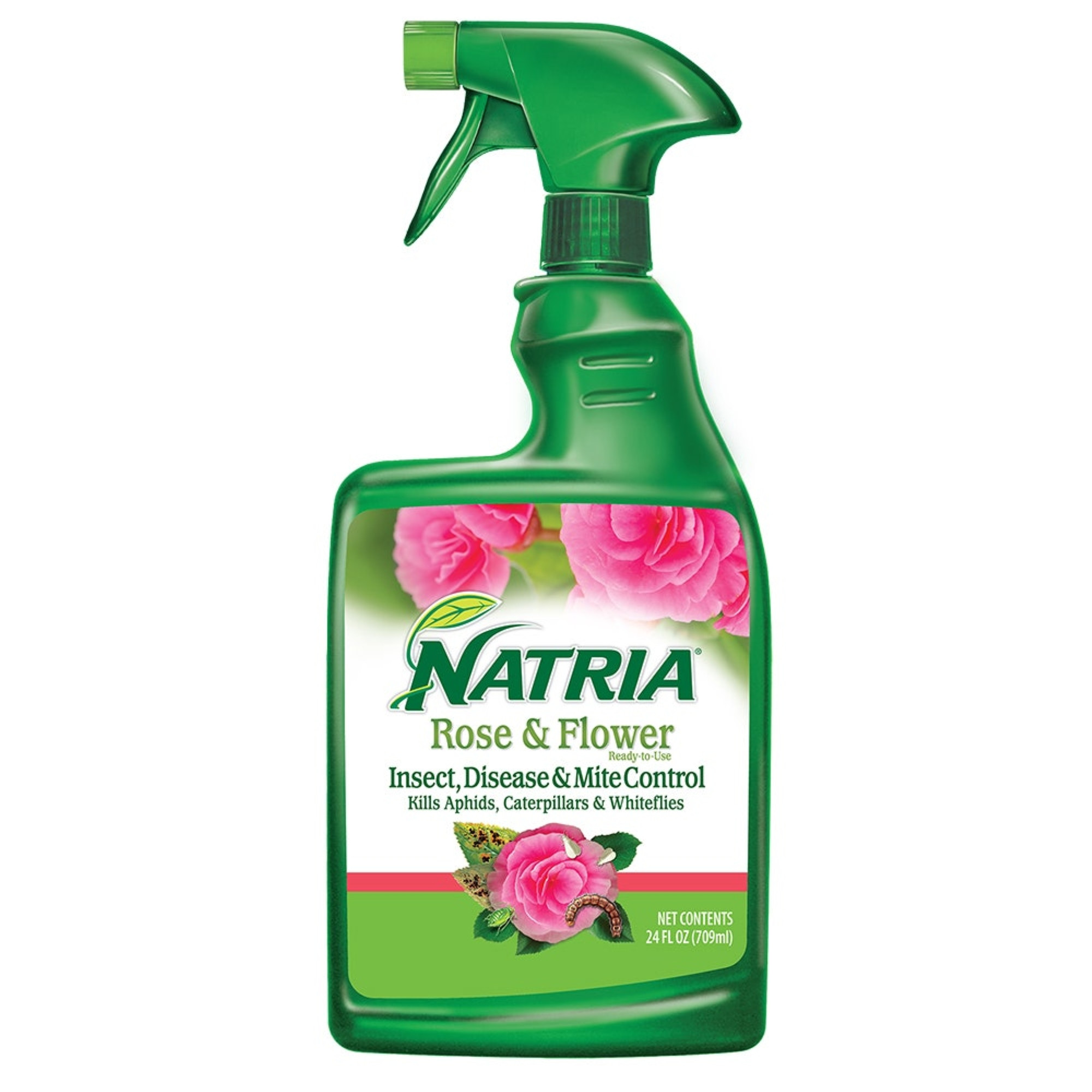 Natria Rose & Flower Insect, Disease, & Mite Control, Ready-to-Use Spray, 24oz