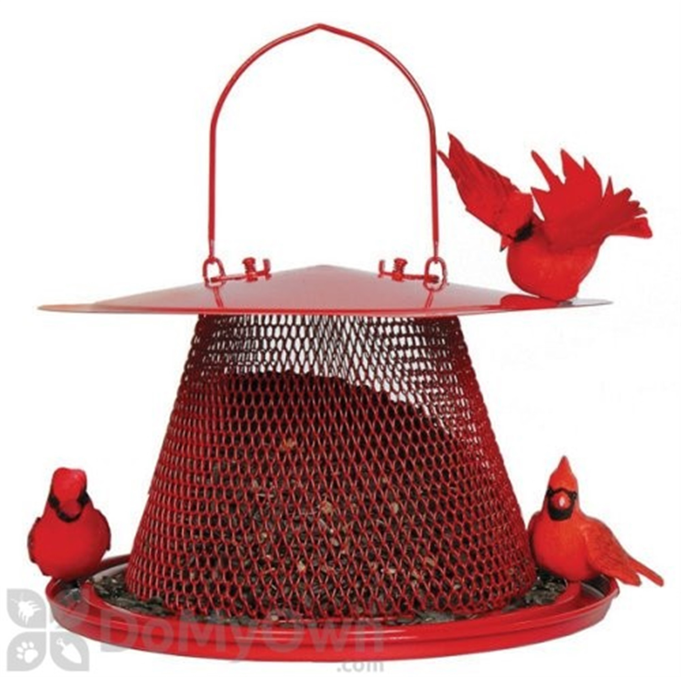 NO/NO Red Cardinal bird Feeder- 2.5 lb.