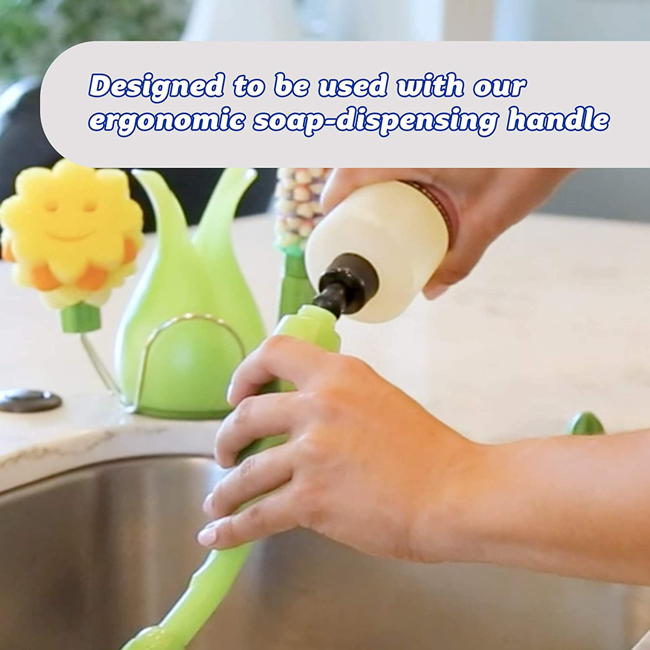 Scrub Daddy (#700WBH8CT) Hyacinth Dish Wand/Base