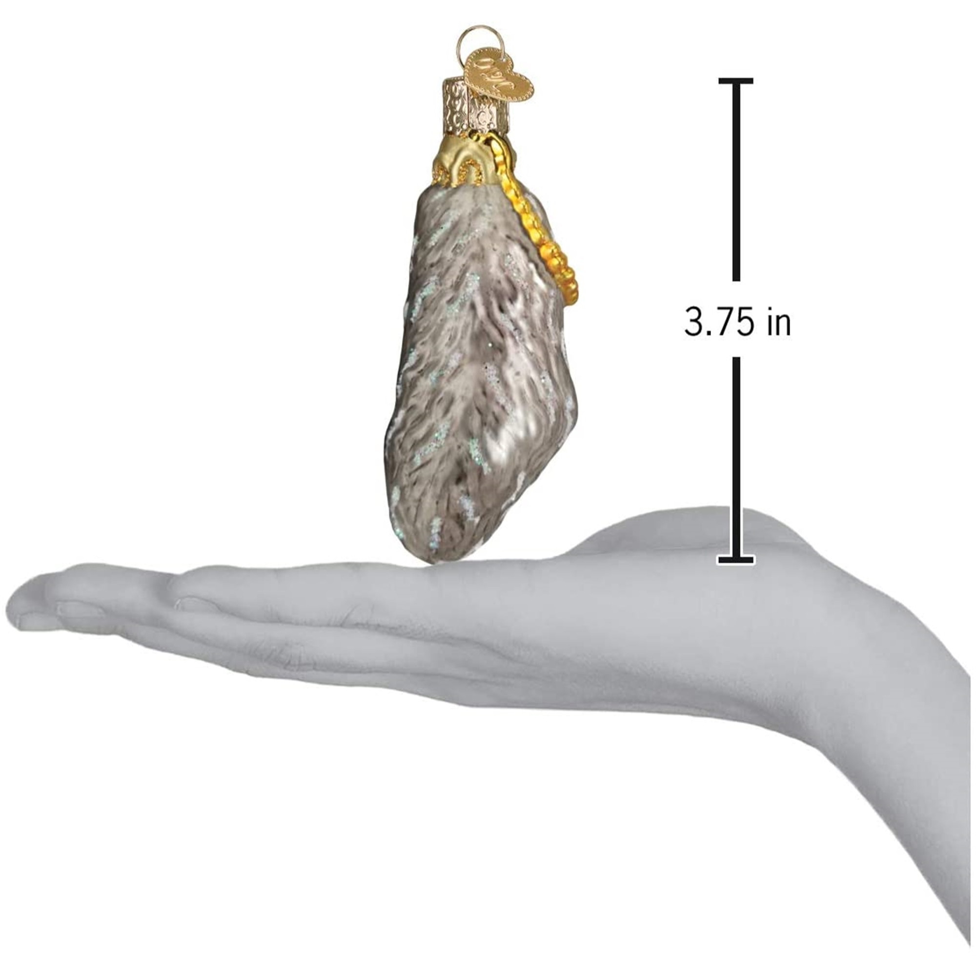 Old World Christmas Glass Blown Ornament for Christmas Tree, Lucky Rabbit's Foot