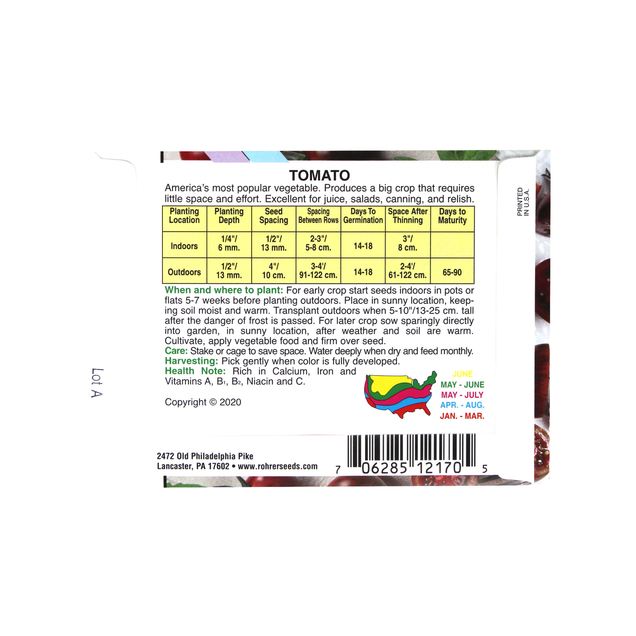 Rohrer Seeds Tomato, Gum Drop Hybrid Black Cherry Heirloom, 50mg, Approx 40 Seeds/Packet