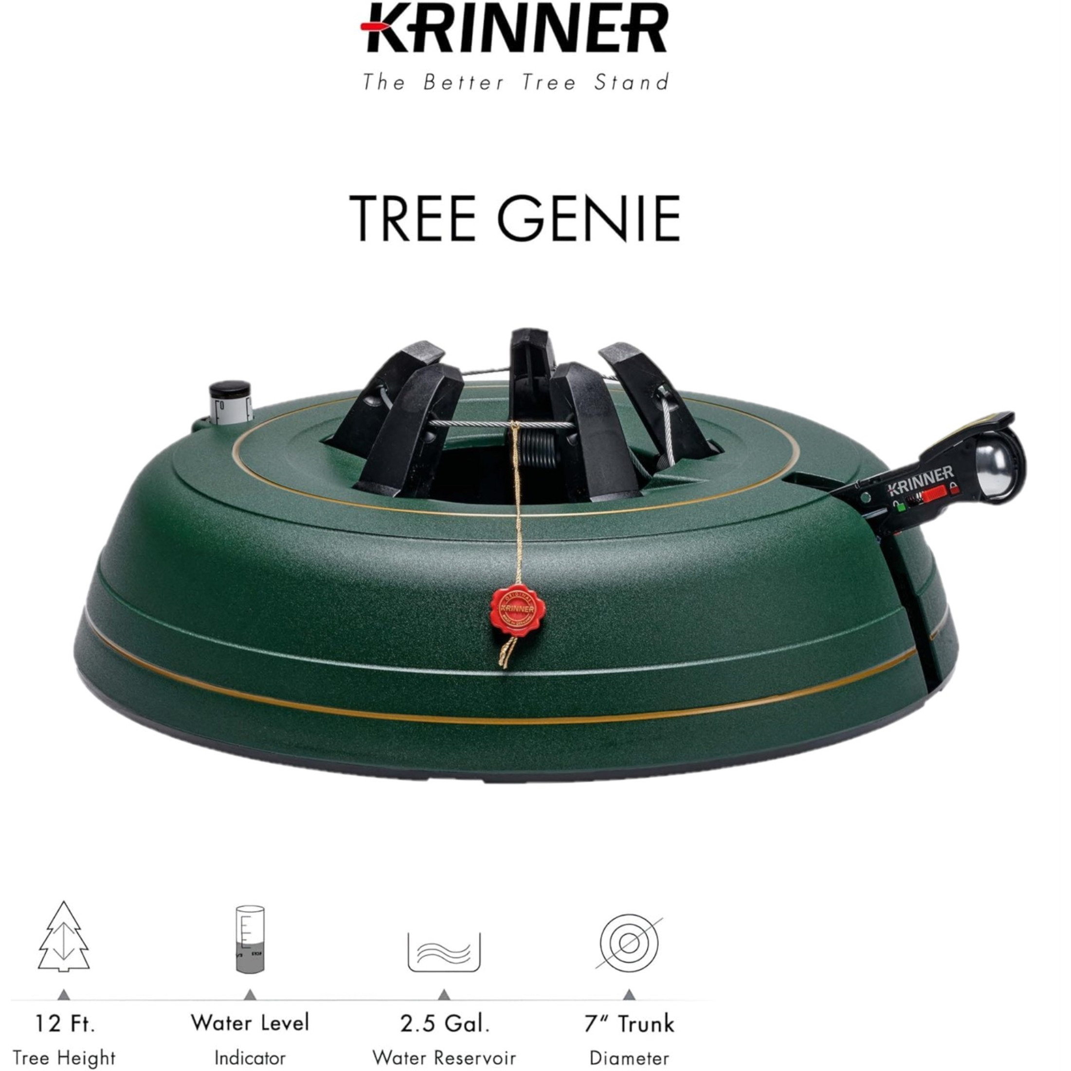 Krinner's Tree Genie XX Large Deluxe, Christmas Tree Stand - Damaged Box