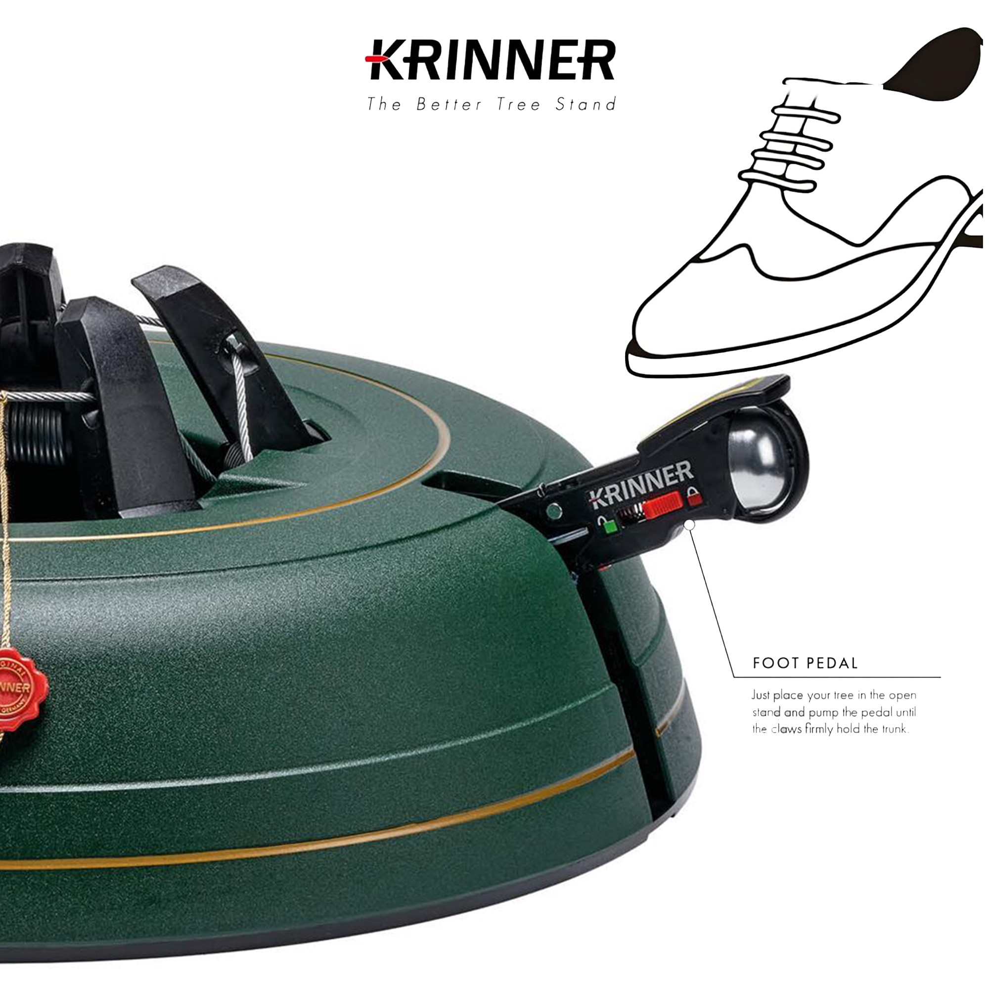 Krinner's Tree Genie XX Large Deluxe, Christmas Tree Stand