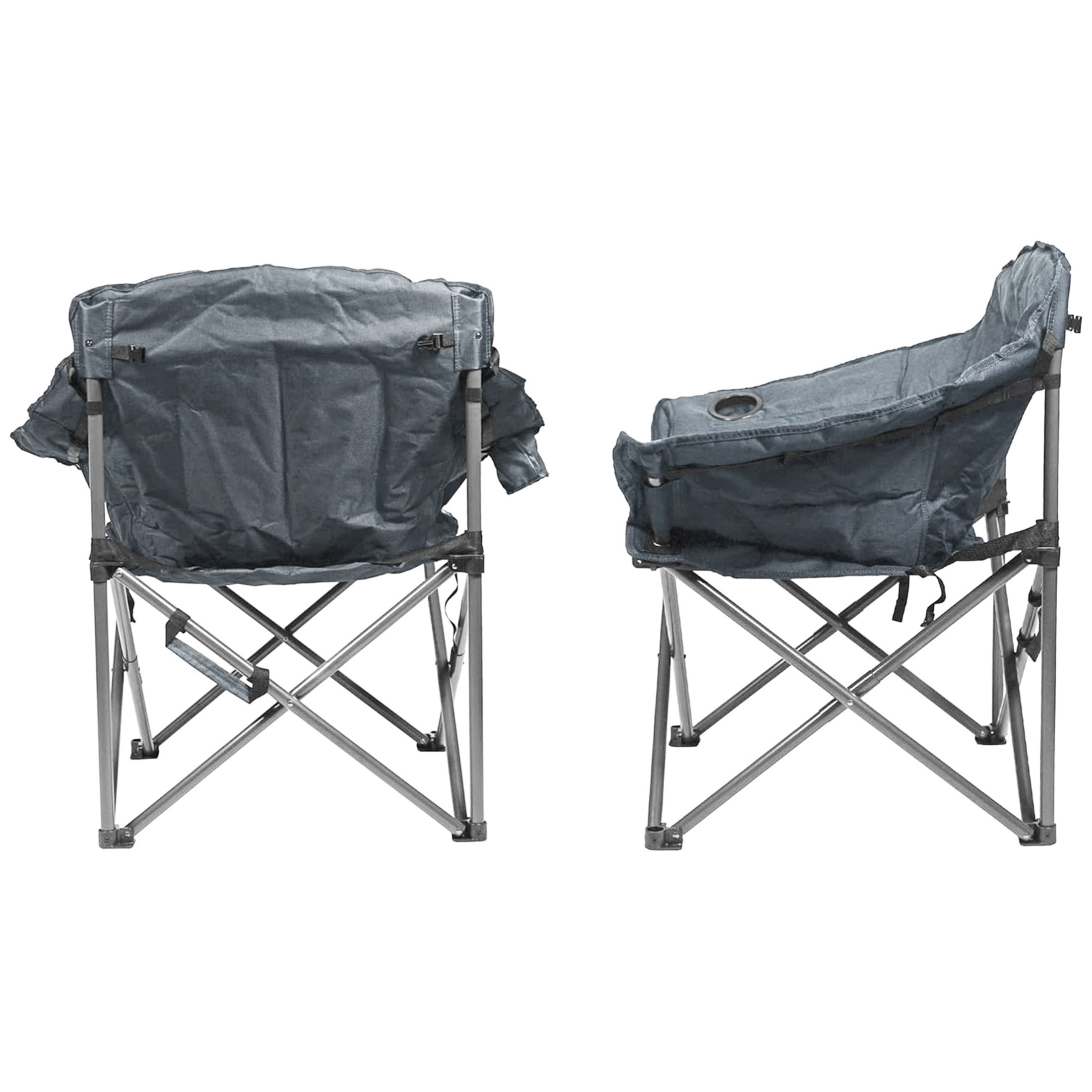 Zenithen Limited Alternative Club Portable Folding Outdoor Camping Chair, Gray
