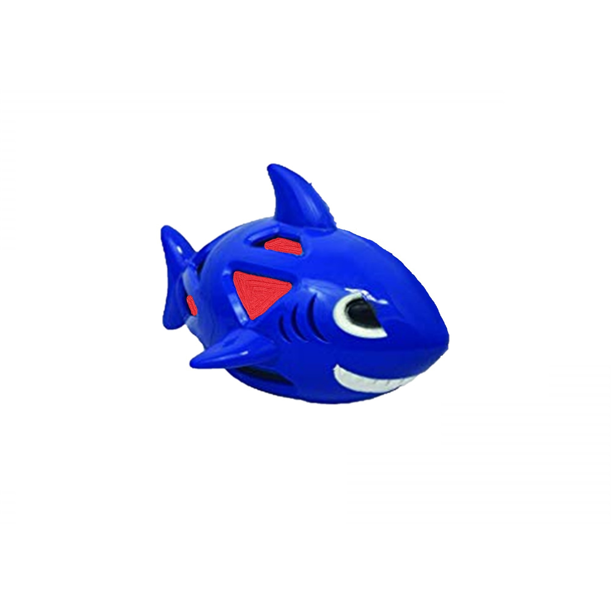 Multipet Multi-Armor Shark 8 in, Assorted Colors (1 Count)