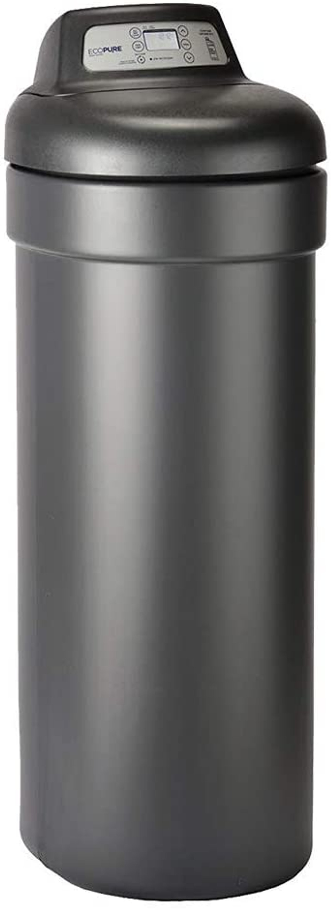 EcoPure 31,000 Grain Softener Salt & Water Saving Autosense Technology for Whole House, Dark Gray