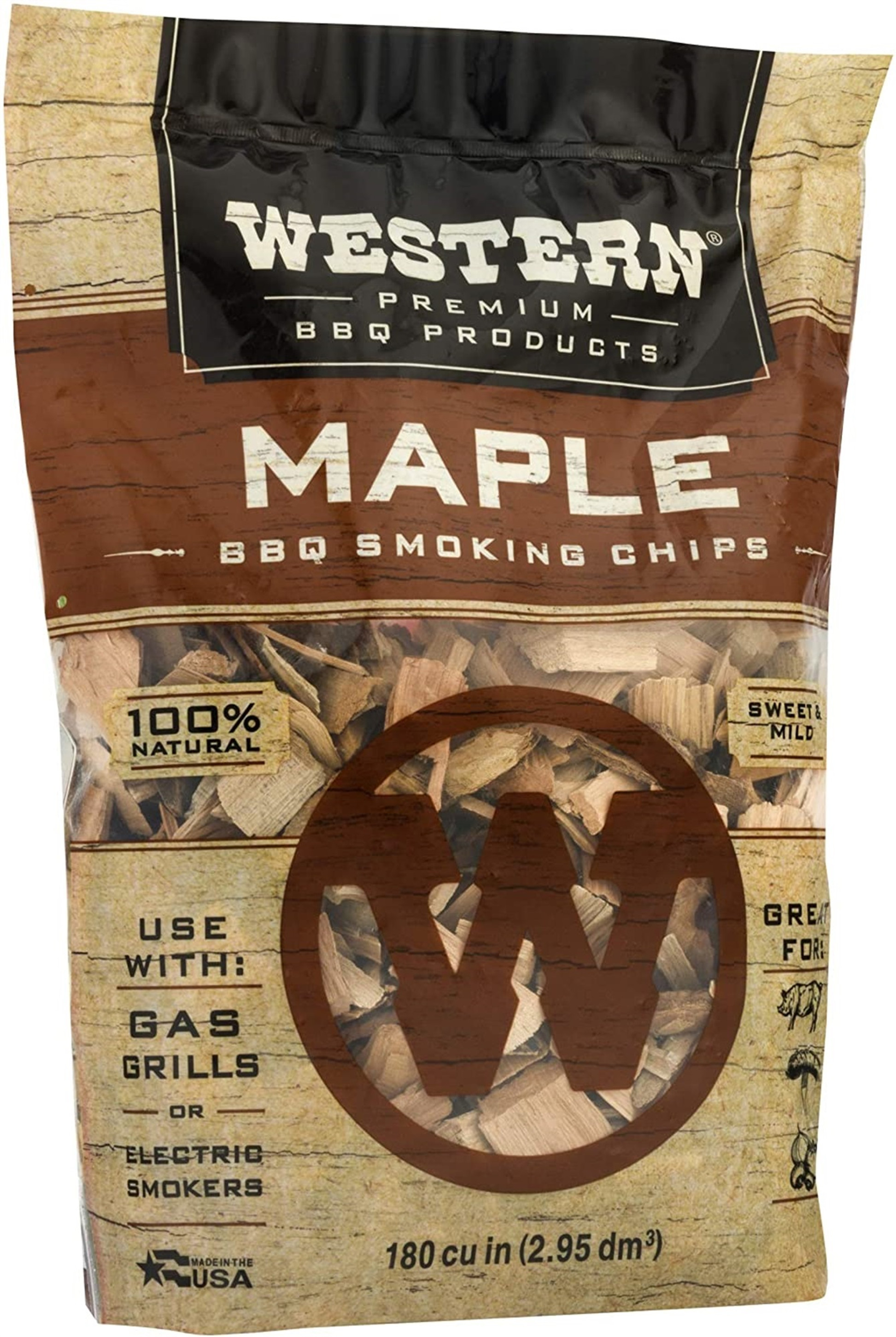 WESTERN BBQ Smoking Chips, 4 pack