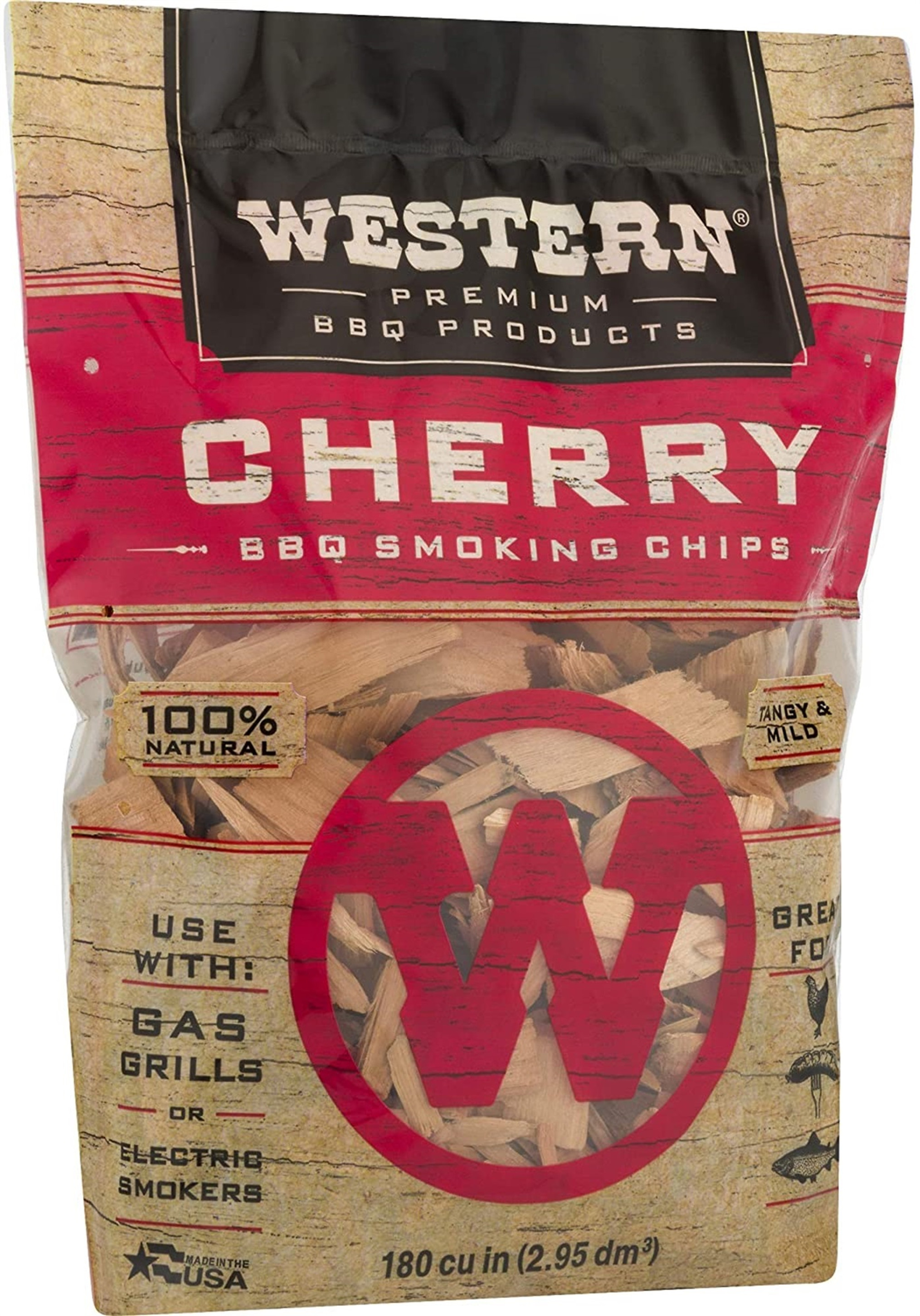 WESTERN BBQ Smoking Chips, 4 pack