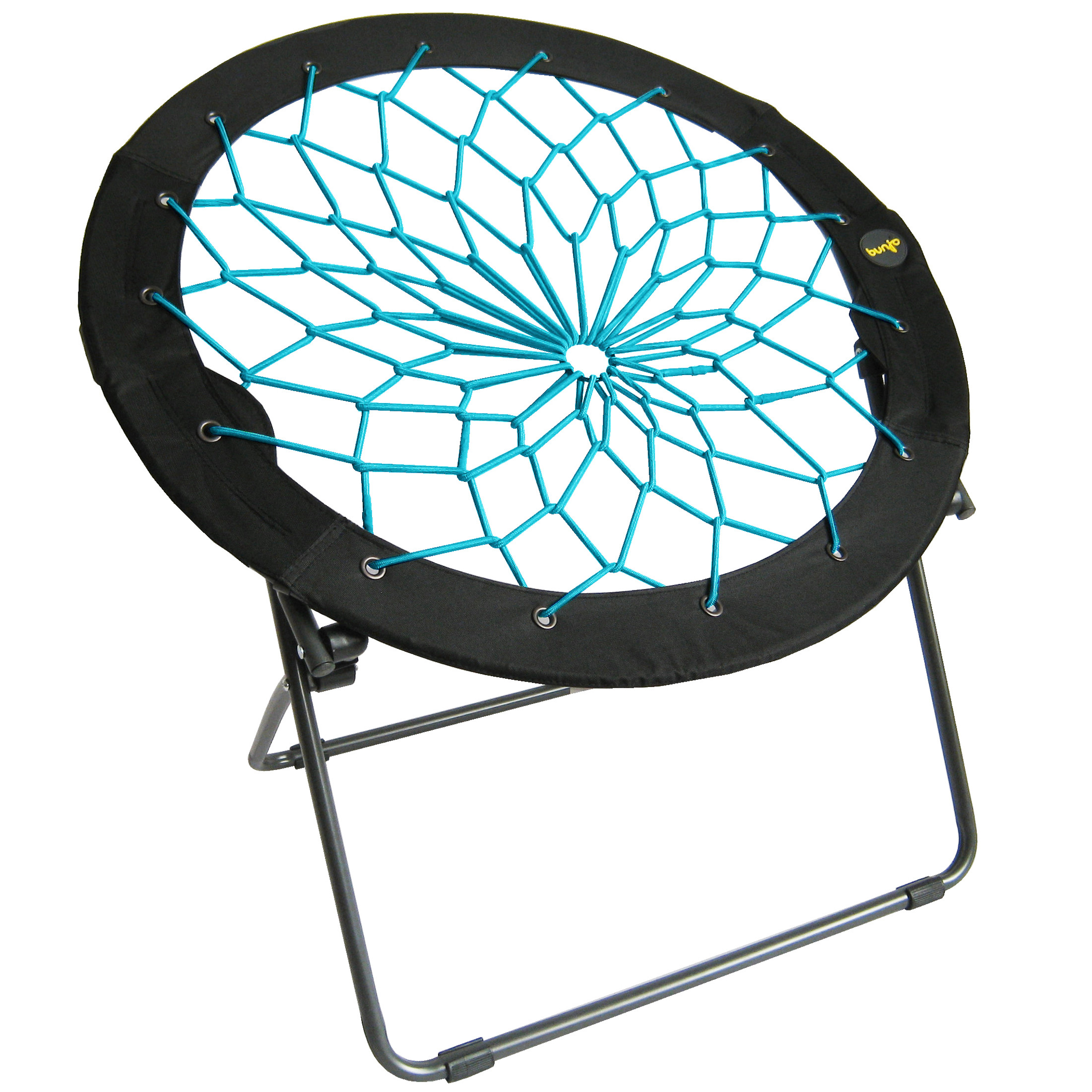 Zenithen Bunjo Bungee Dish Chair, Teal, 33" Reboxed (Pack of 1)