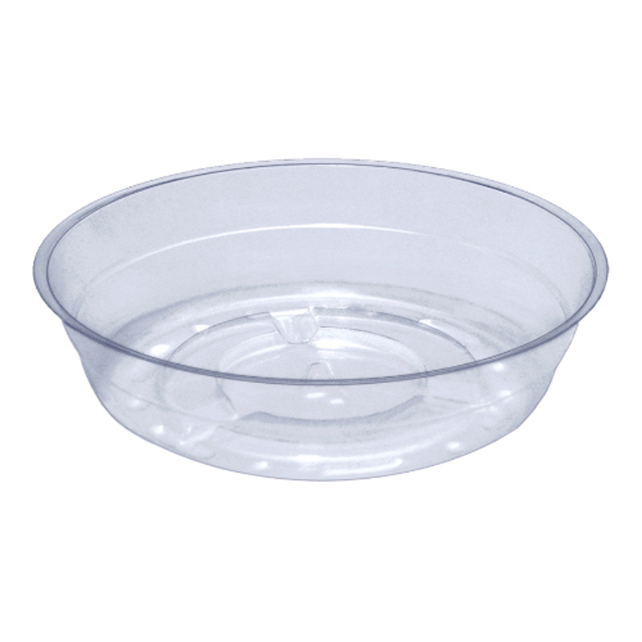 Curtis Wagner Vinyl Planter/Pot Saucer, Clear, 4" (Pack of 1)