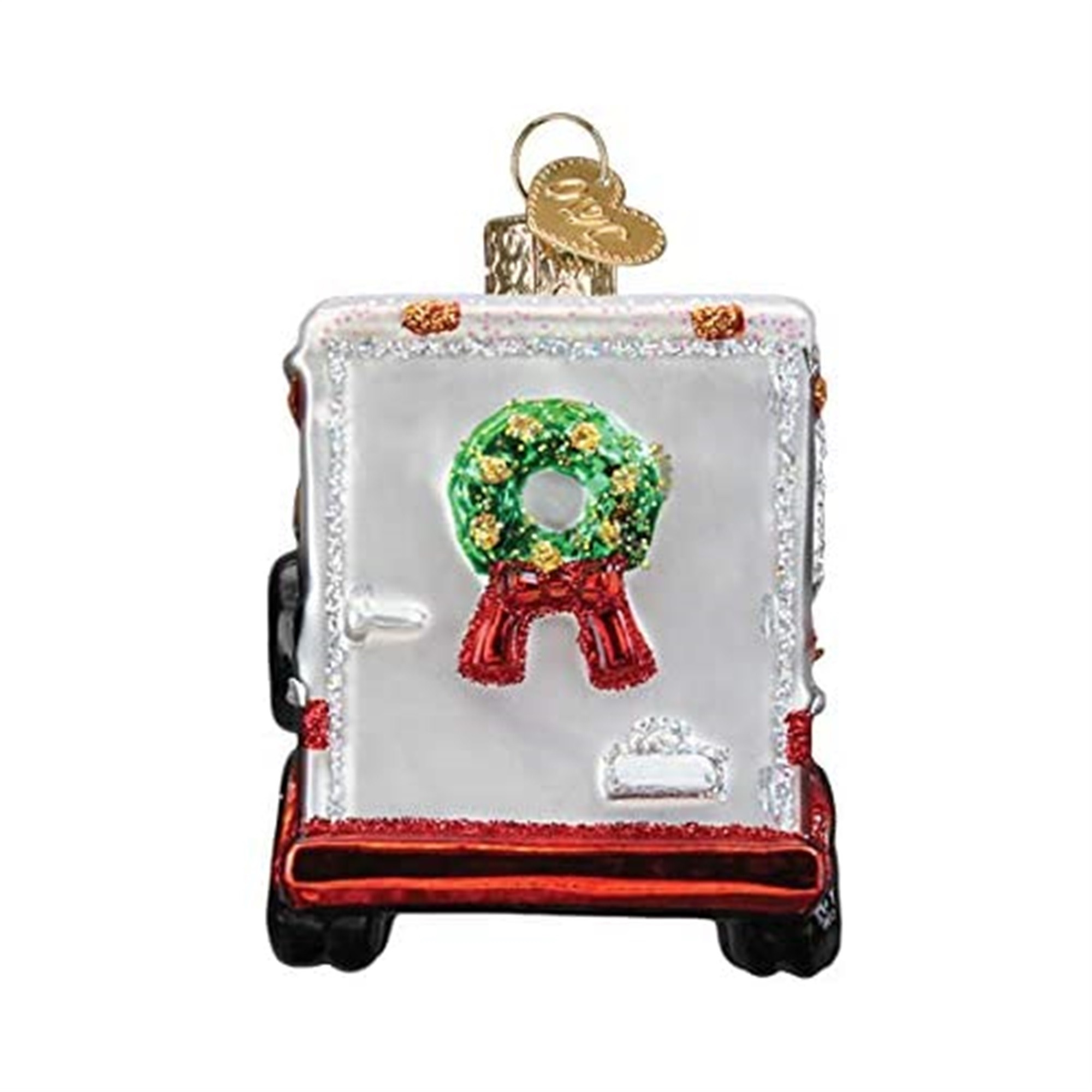 Old World Christmas Blown Glass Ornament for Christmas Tree, Horse Trailer