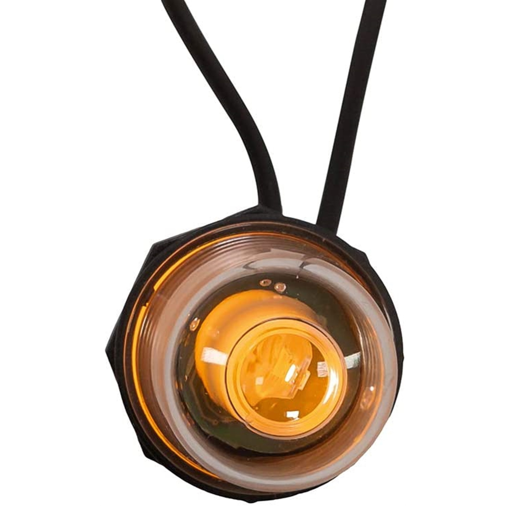 Kurt Adler Indoor/Outdoor String 10-Light Set, Lantern with Flicker Flame, 32.4'