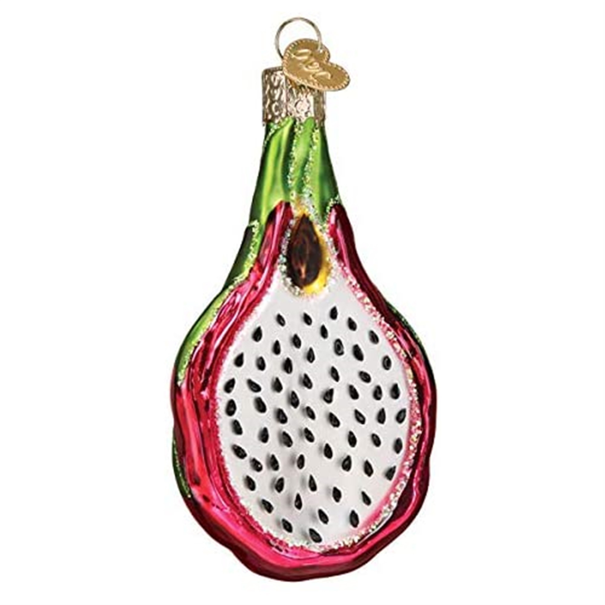 Old World Christmas Glass Blown Ornament for Christmas Tree, Dragon Fruit