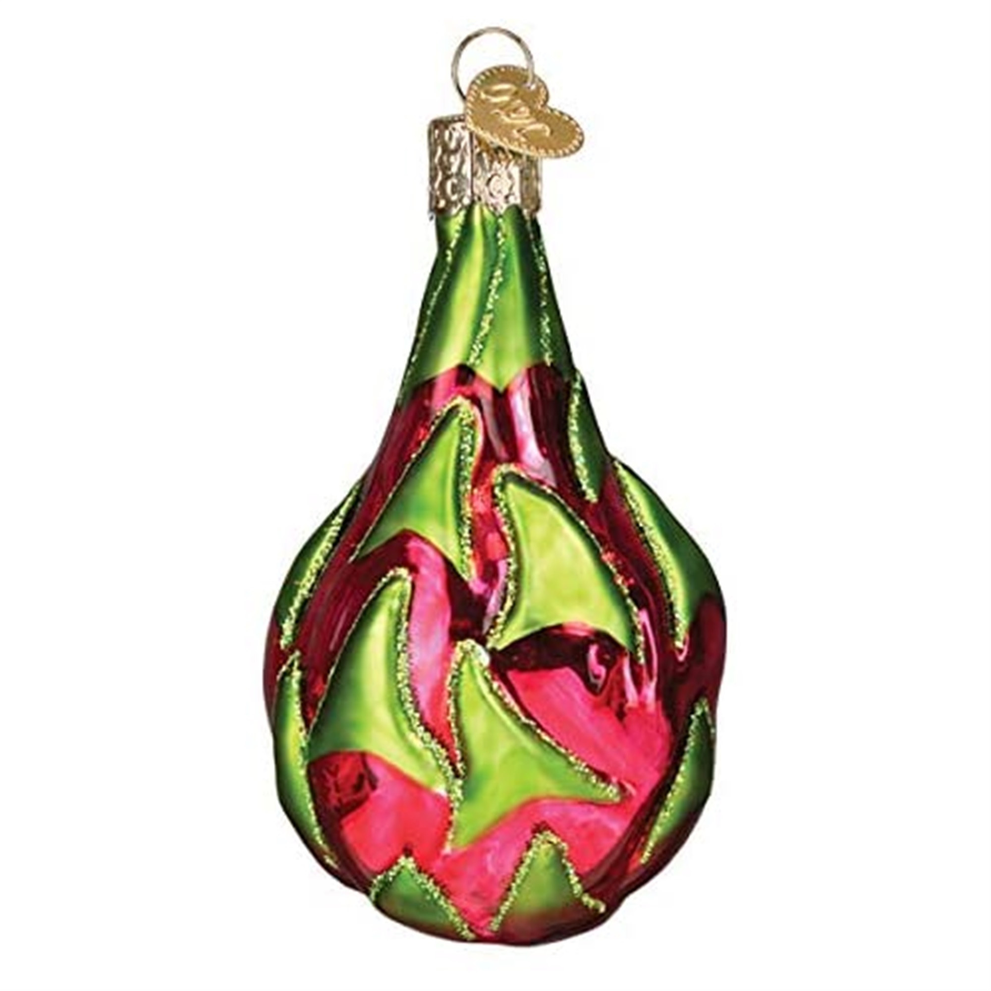 Old World Christmas Glass Blown Ornament for Christmas Tree, Dragon Fruit