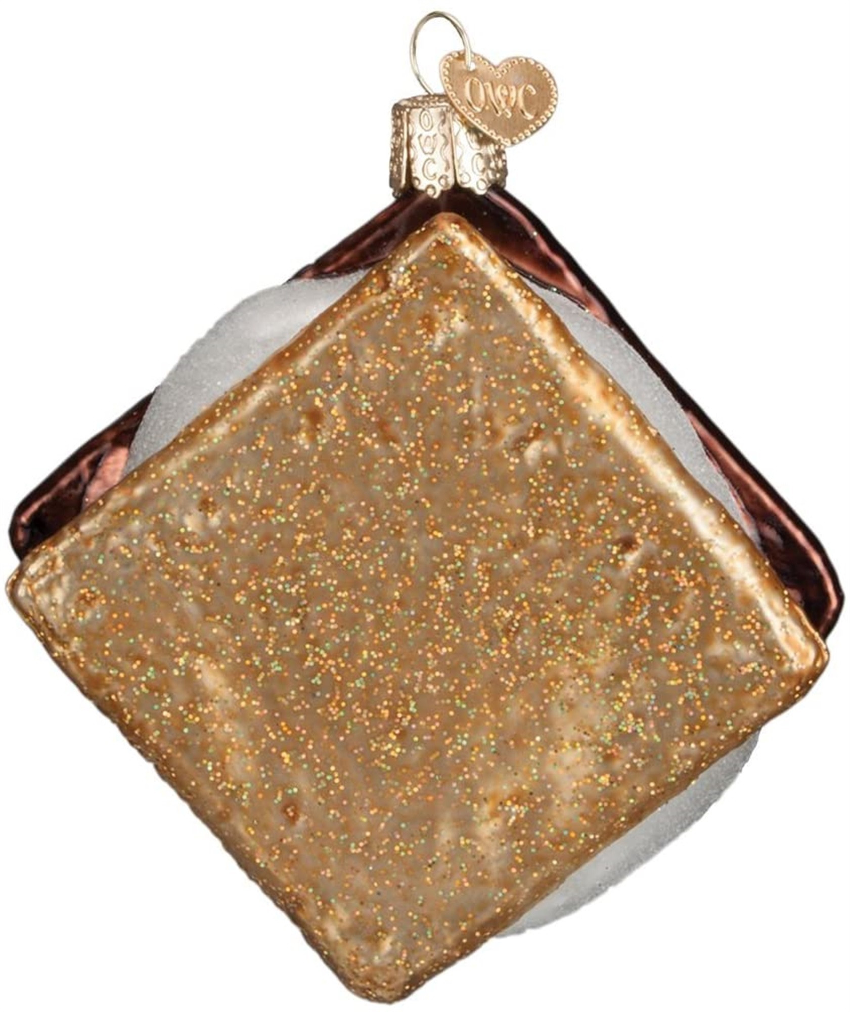 Old World Christmas Glass Blown Ornament for Christmas Tree, S'mores