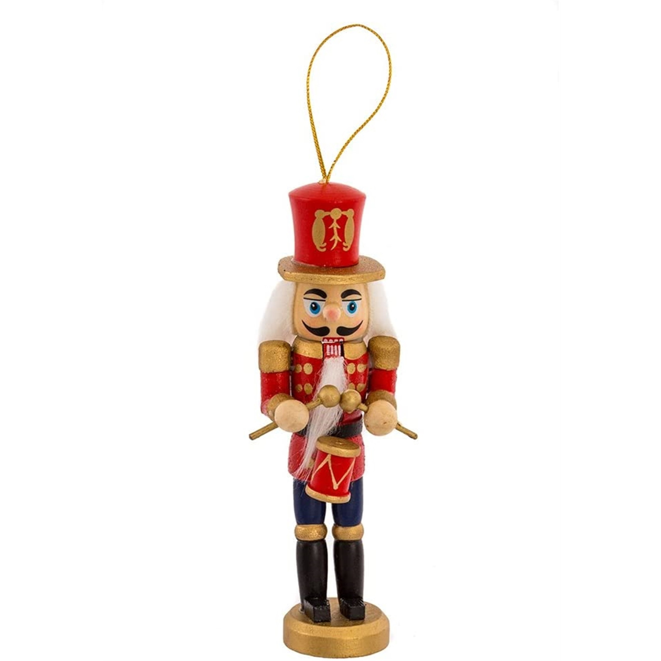 Kurt Adler Wooden Nutcracker Ornaments, 5" (Set of 4)