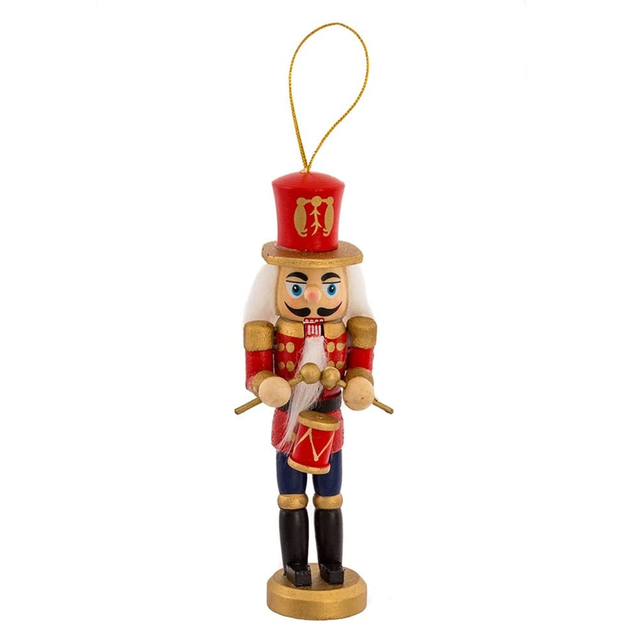 Kurt Adler Wooden Nutcracker Ornaments, 5" (Set of 4)