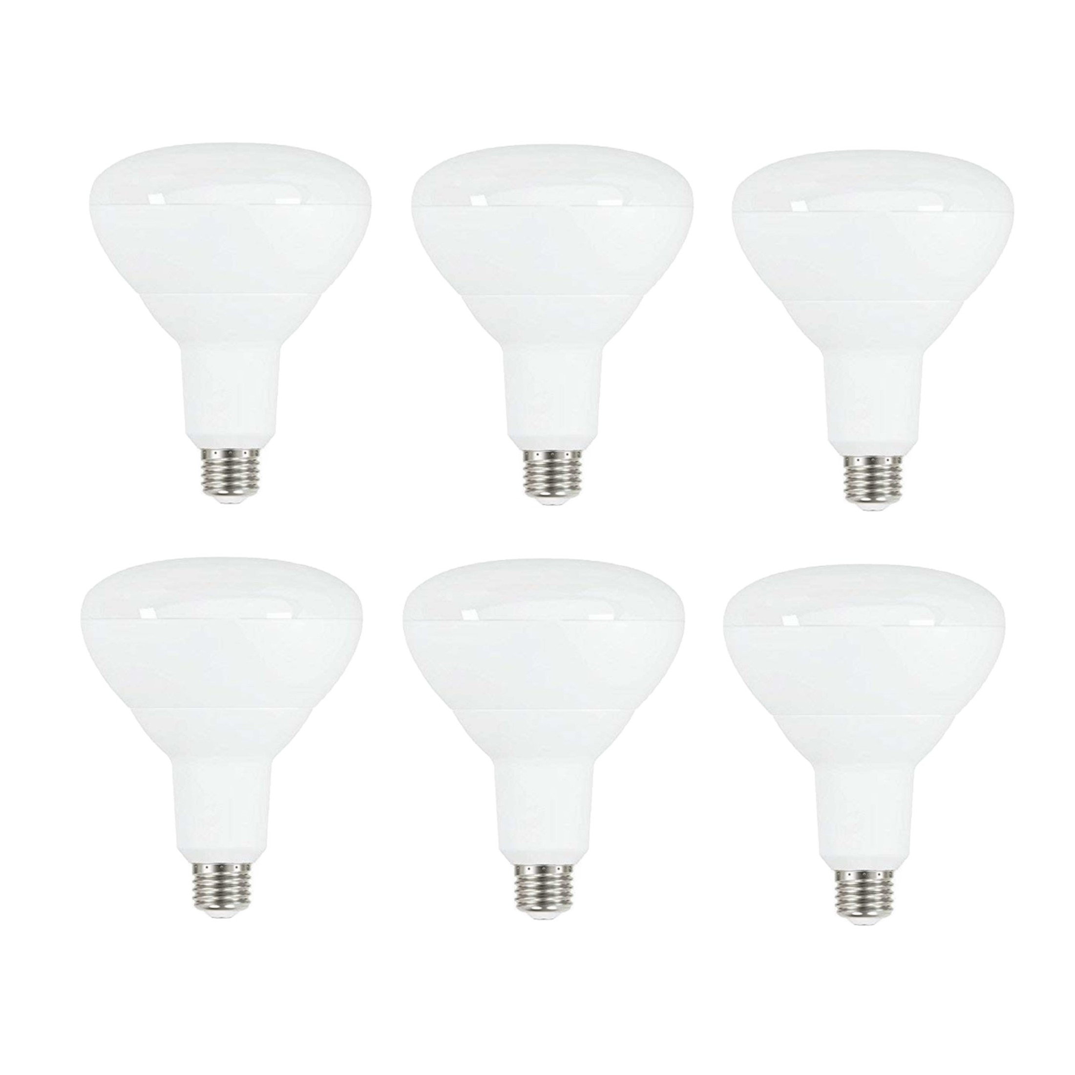 Maximus 15W Dimmable BR40 LED Bulb, 526 Base, 25,000-Hour Lifespan (Pack of 6)