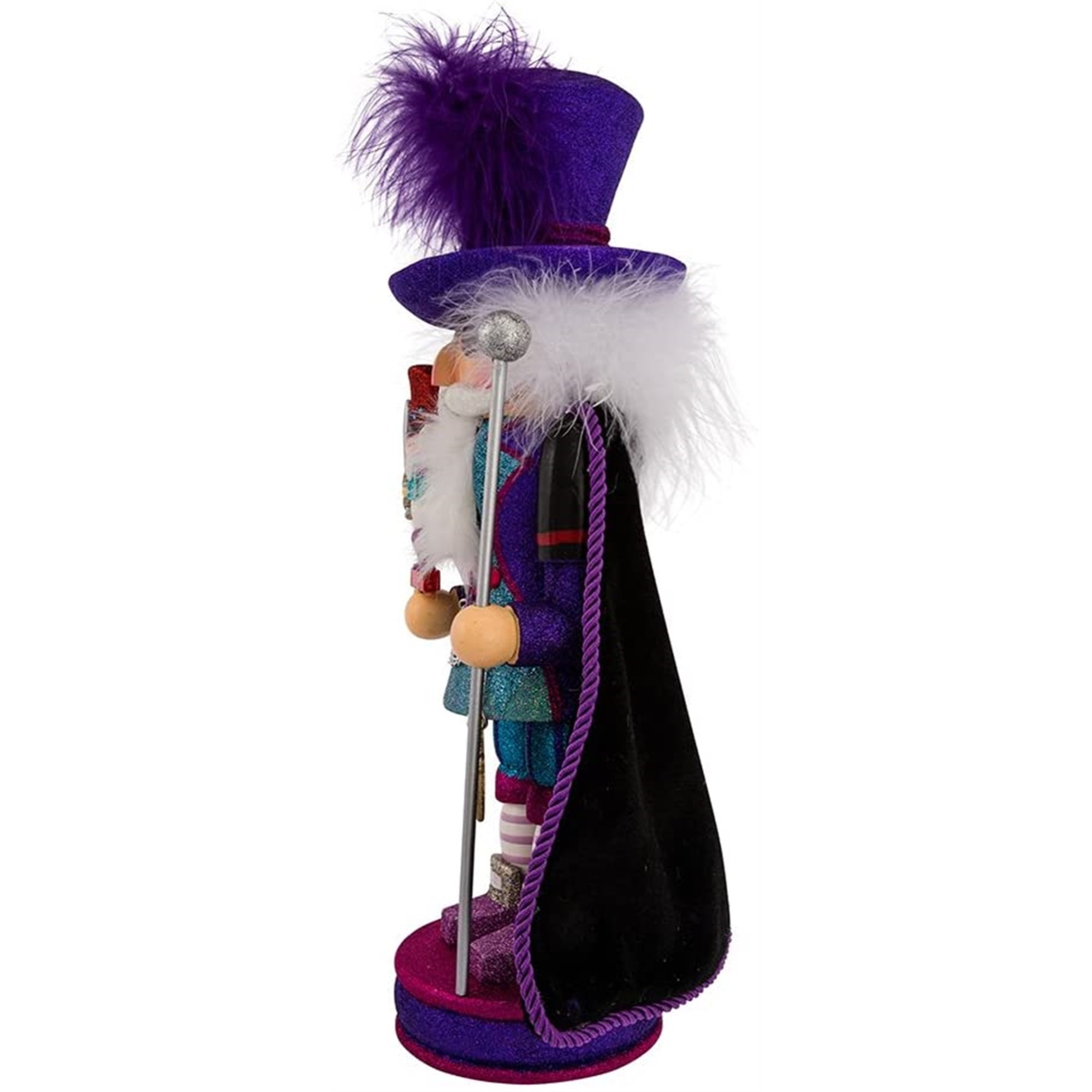 Kurt Adler Hollywood Nutcracker Collection, Drosselmeyer Christmas Nutcracker, 15"