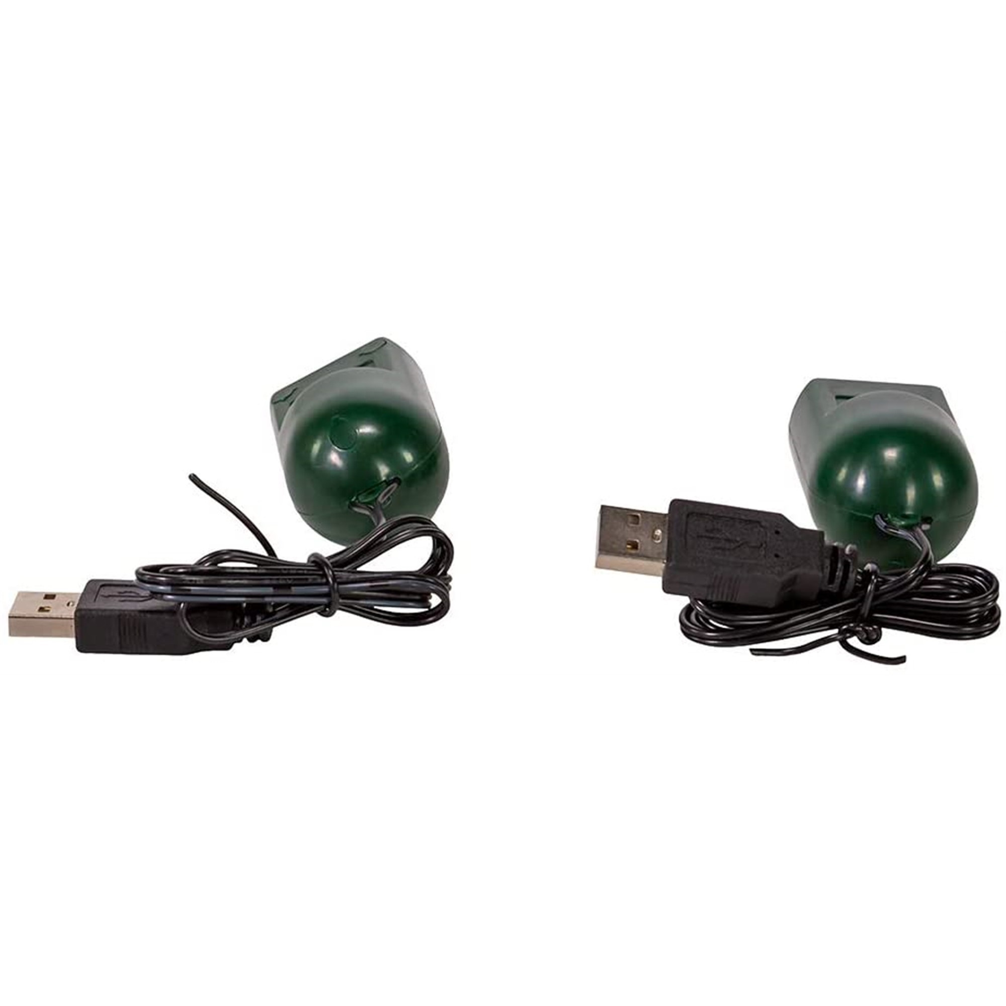 Kurt Adler USB Twirl-It Ornament Spinner with DC Motor, Green (Pack of 2)
