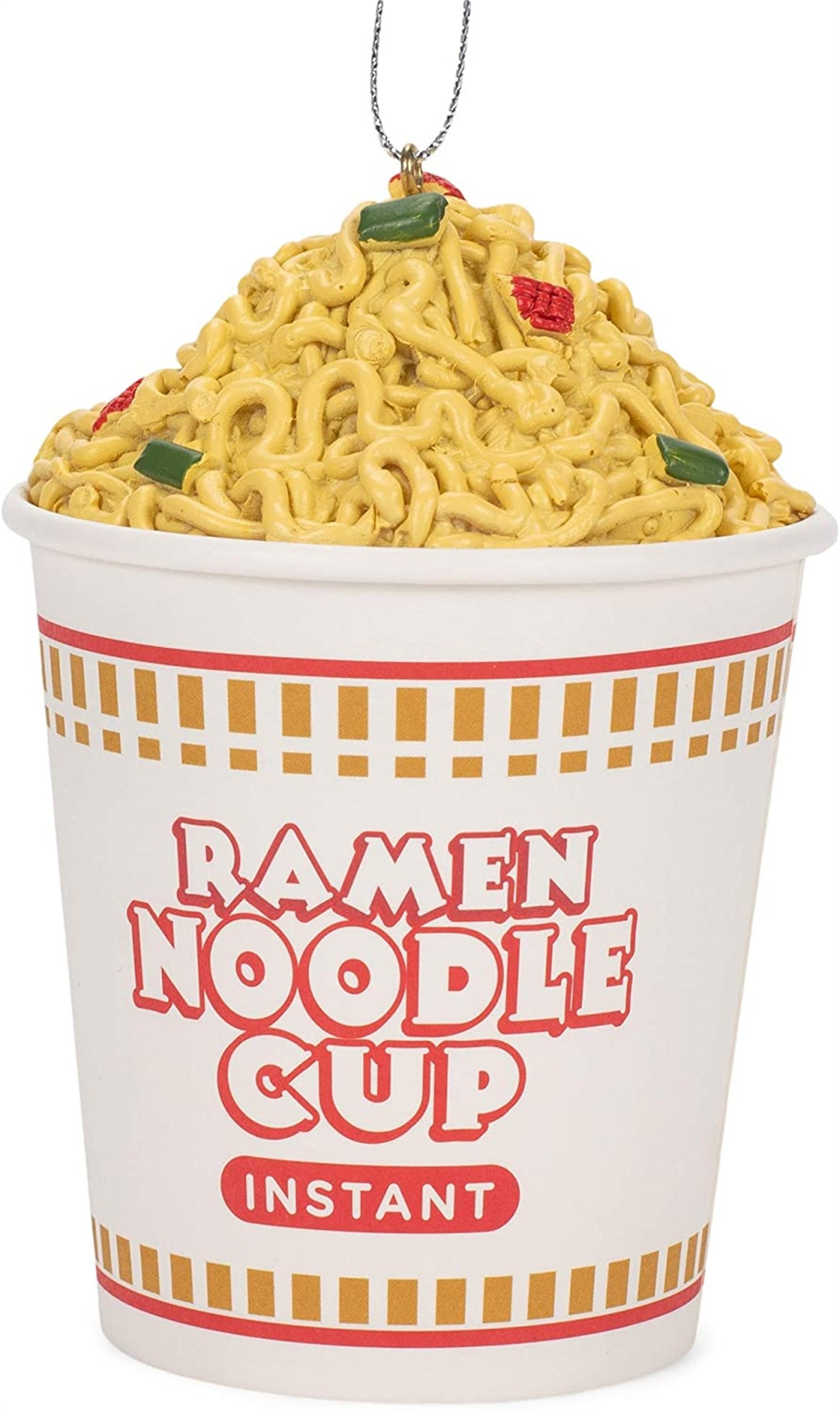 Kurt Adler Resin Ornament for Christmas Tree, Ramen Noodle Cup