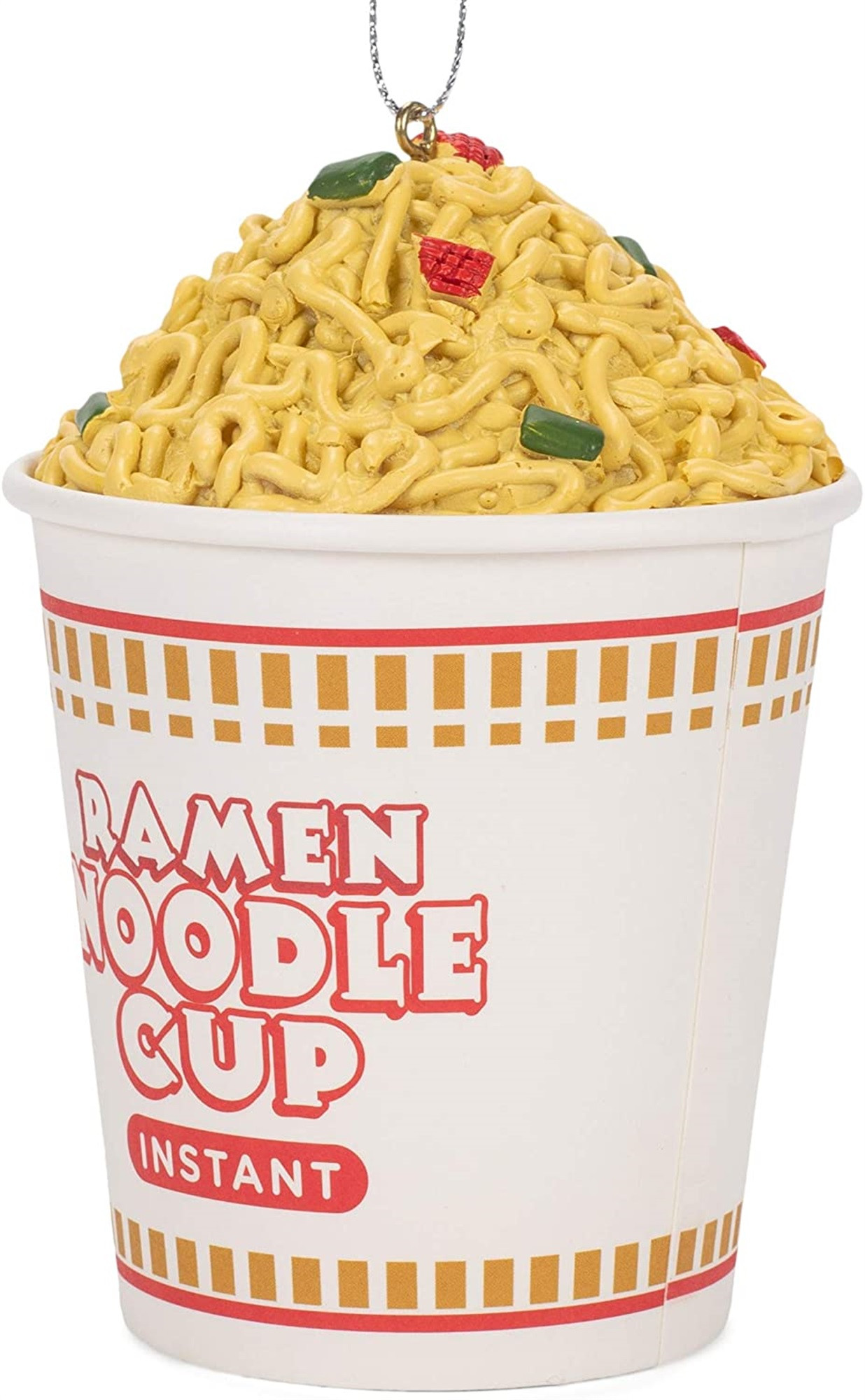 Kurt Adler Resin Ornament for Christmas Tree, Ramen Noodle Cup