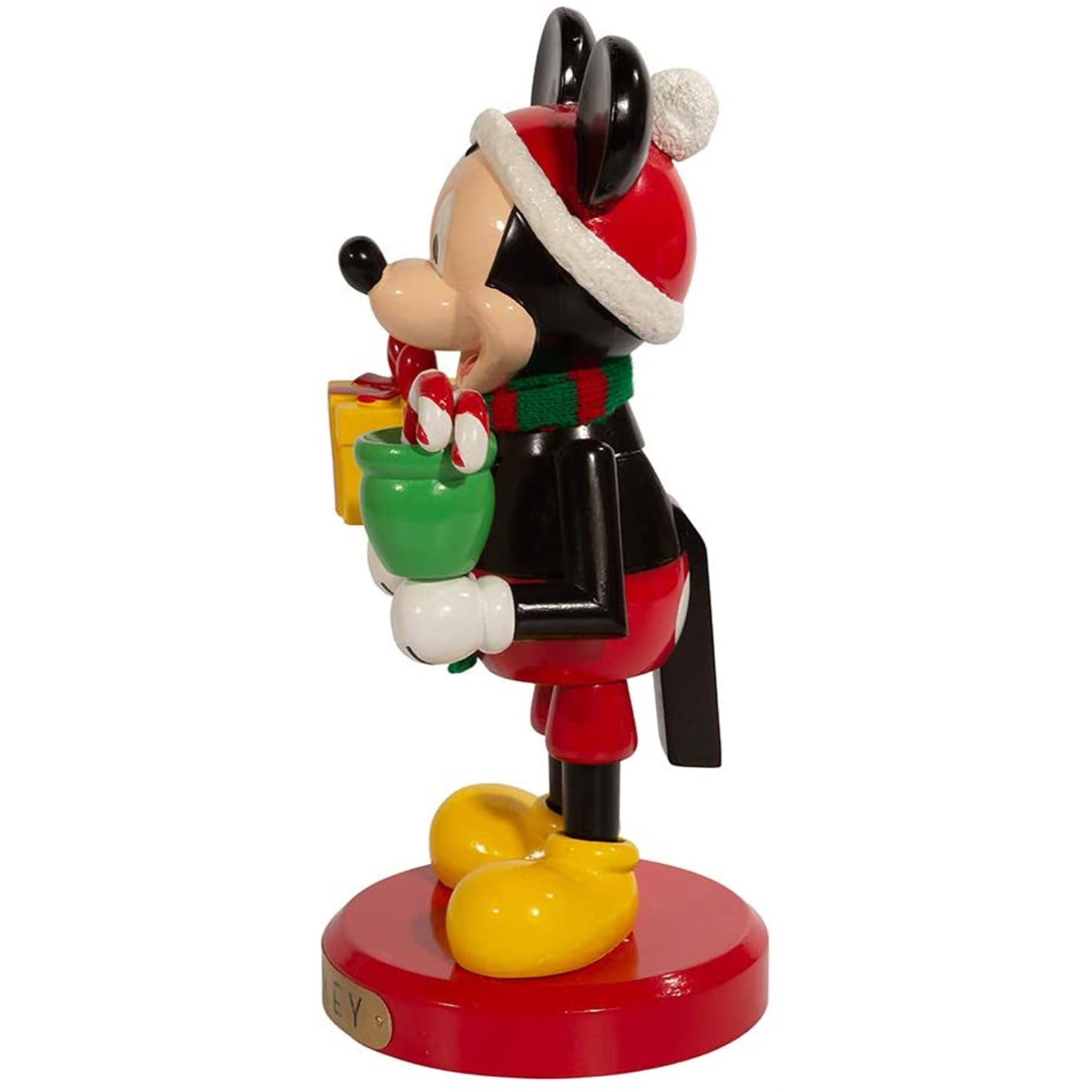 Kurt Adler Disney Mickey Mouse With Present Nutracker, 10"
